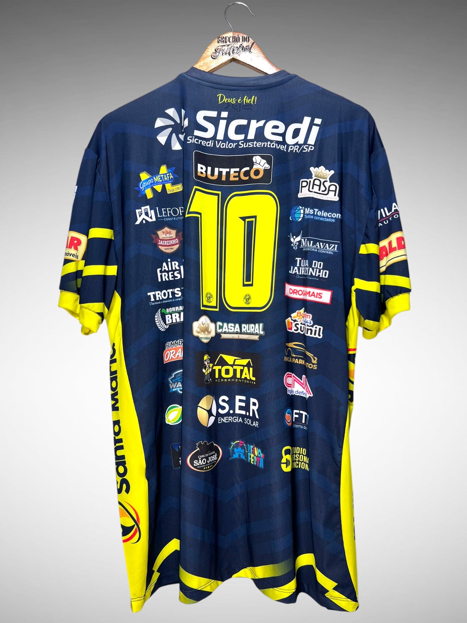Santa Maria Futsal Primeira Camisa Tam GG N 10.