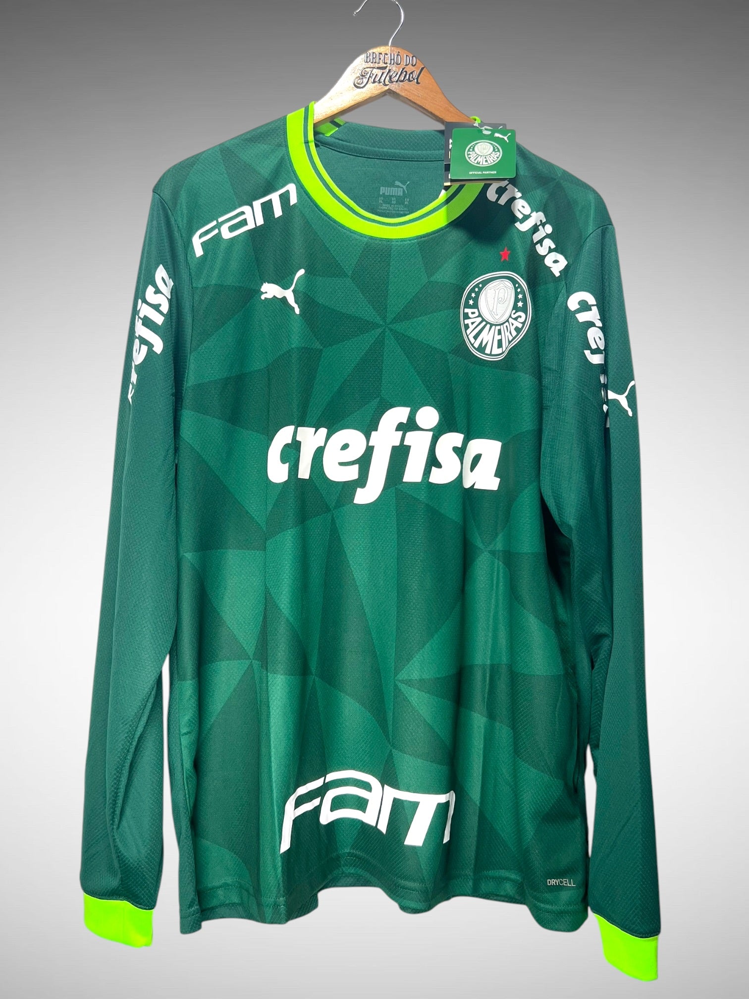 Palmeiras 2023 Primeira Camisa Tam GG N 9 Endrick Mangas Longas.
