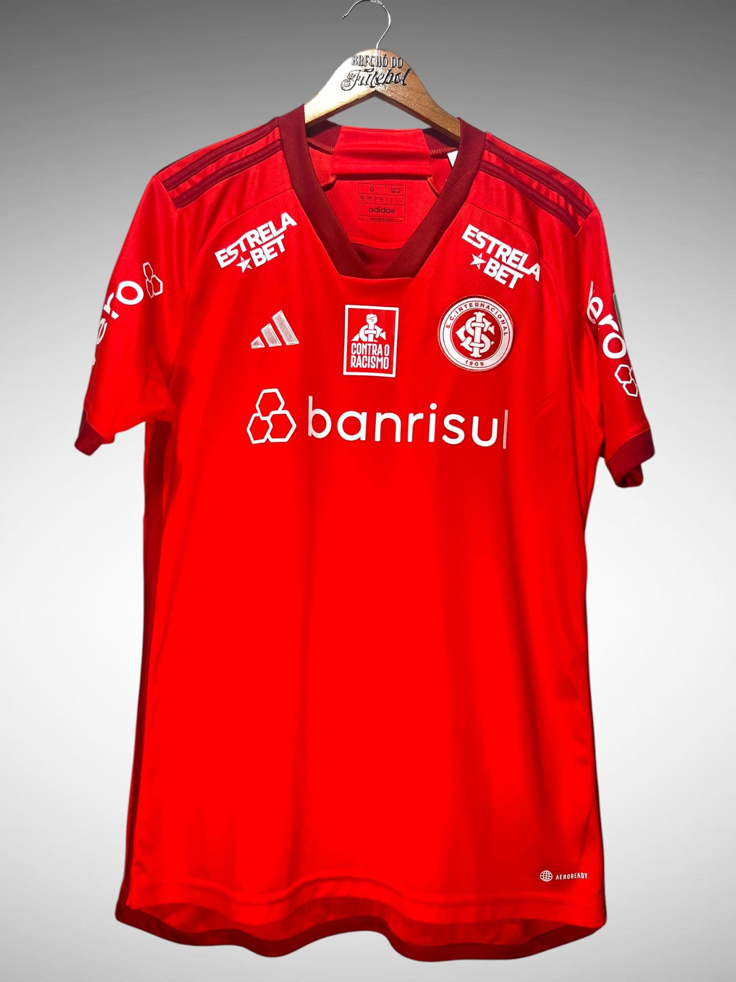 Internacional 2023 Primeira Camisa Tam G N 13 E. Valencia.