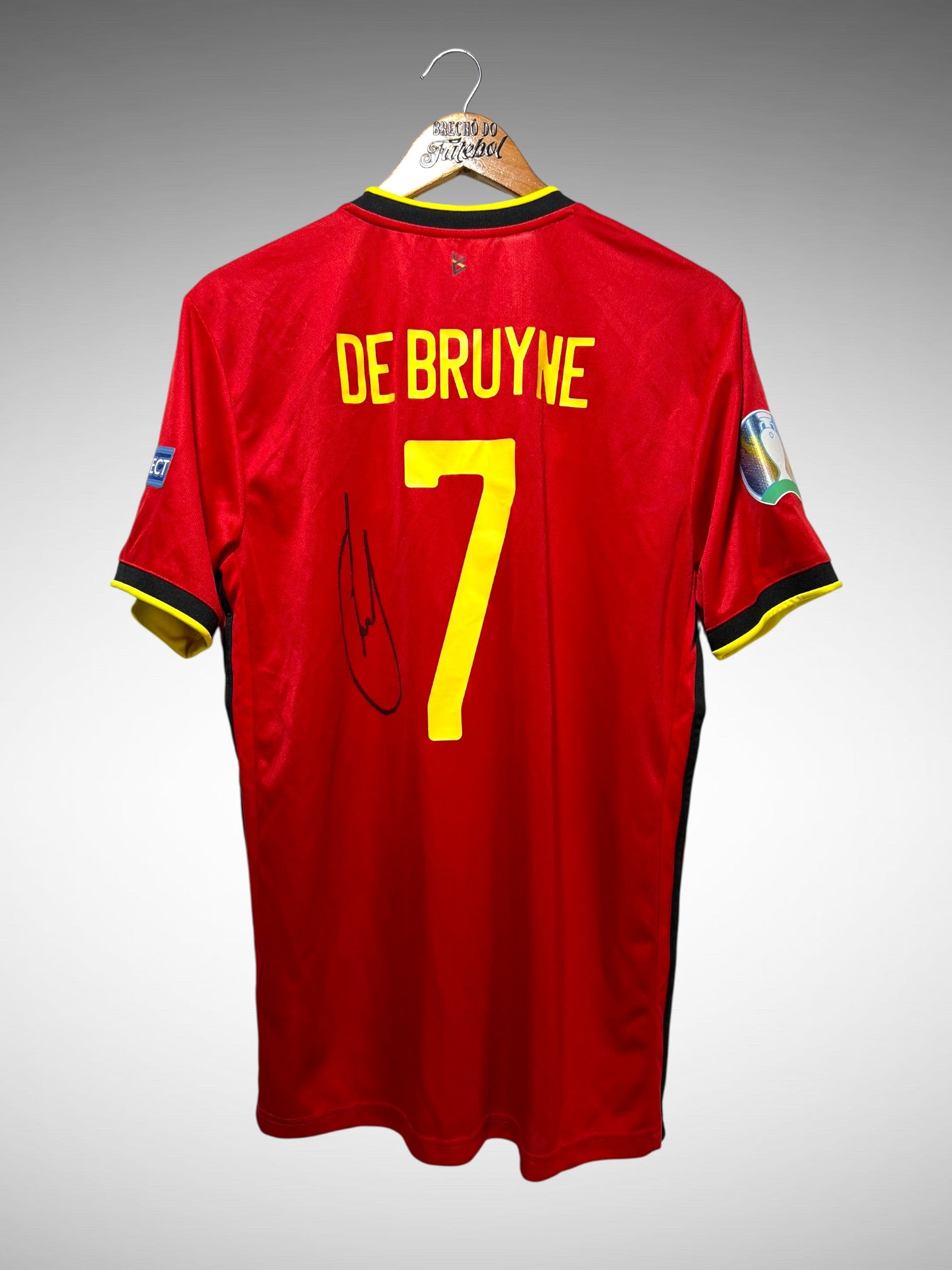 Bélgica 2021 Primeira Camisa Tam M N 7 De Bruyne.