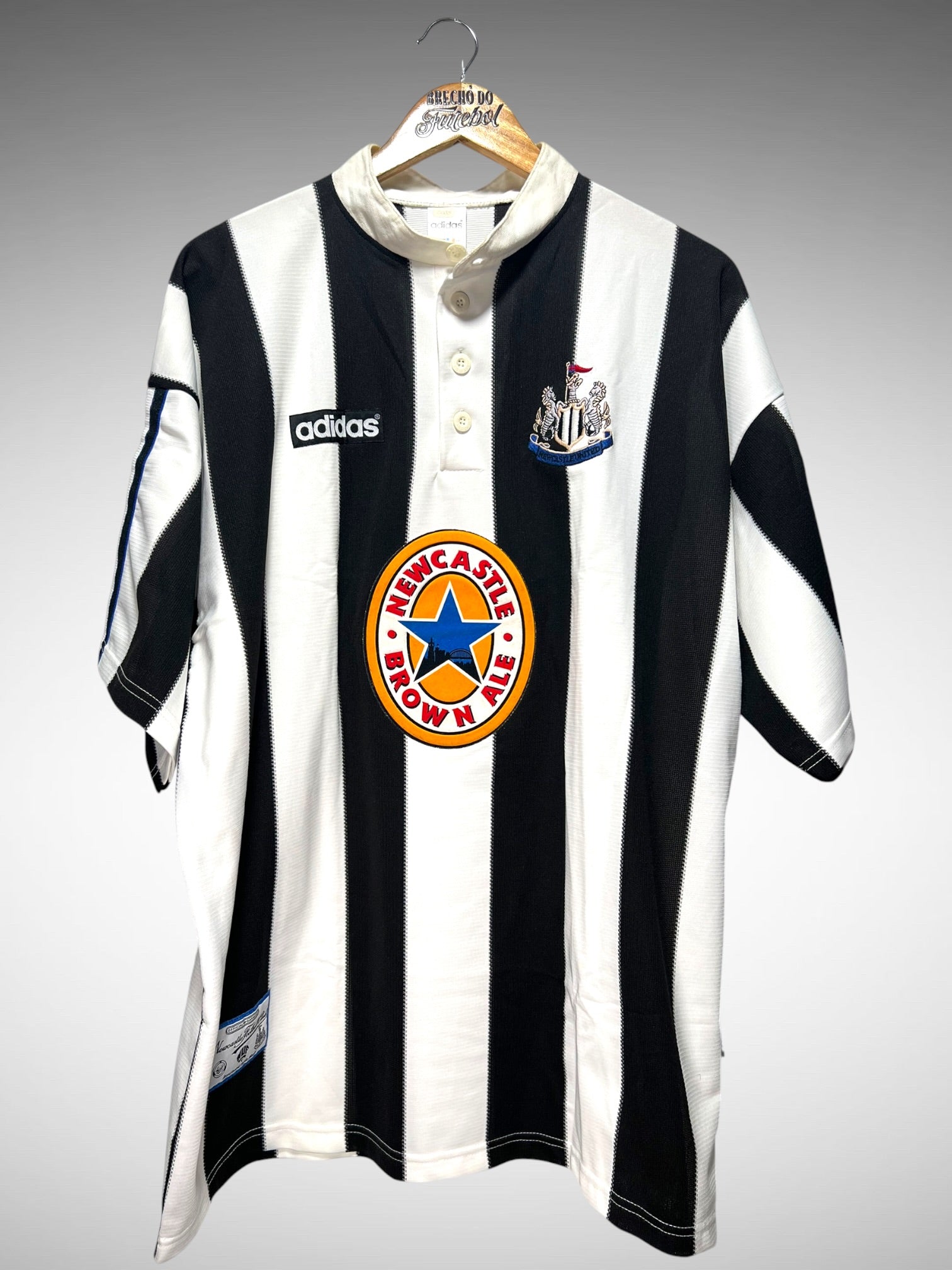 Newcastle United 1995 Primeira Camisa Tam 3G.