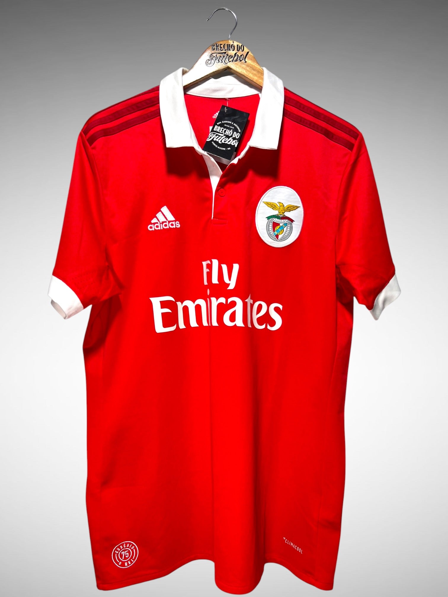 Benfica 2017 Primeira Camisa Tam G N 10 Jonas.