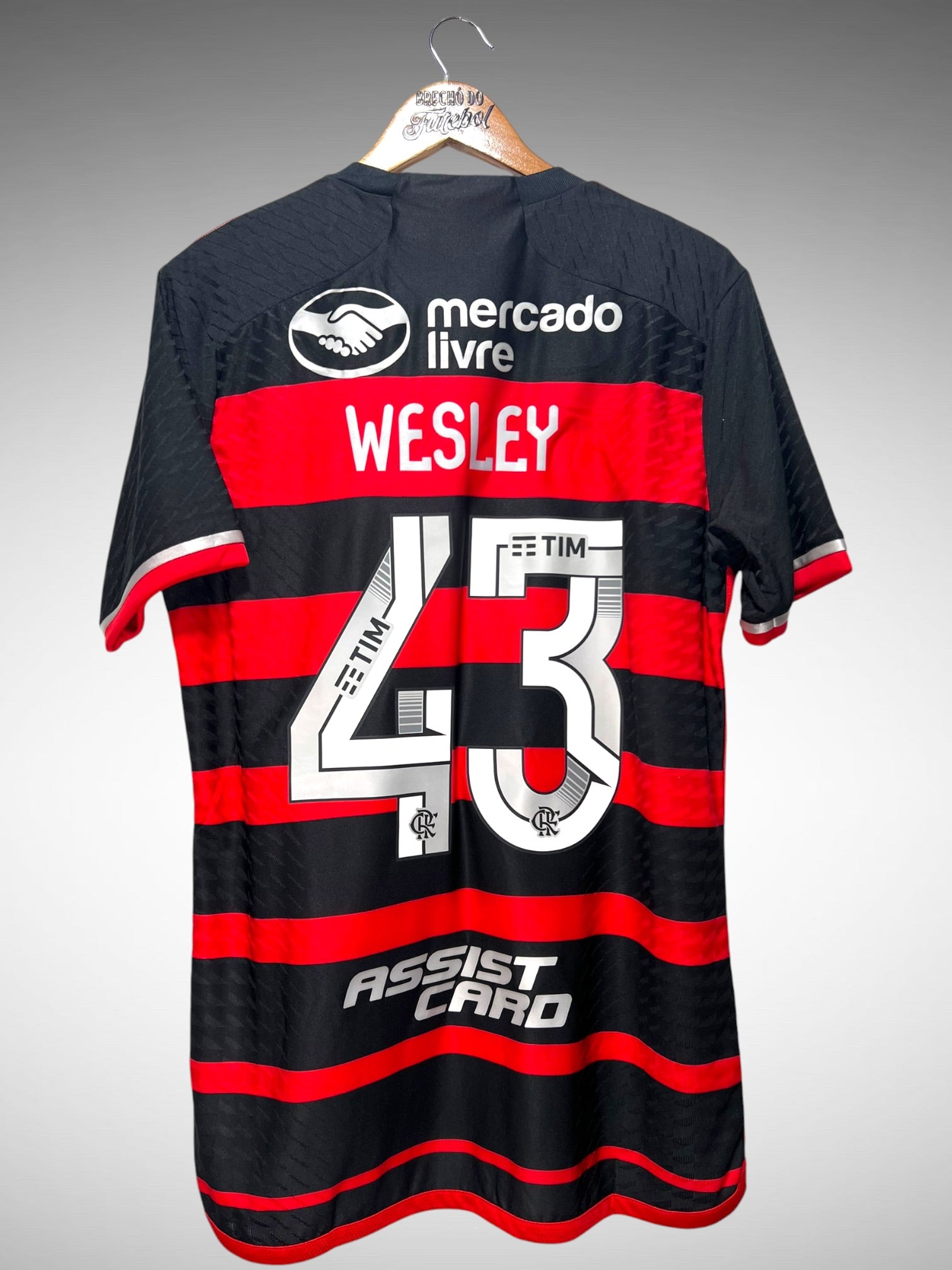Flamengo 2024 Primeira Camisa Tam M N 43 Wesley.