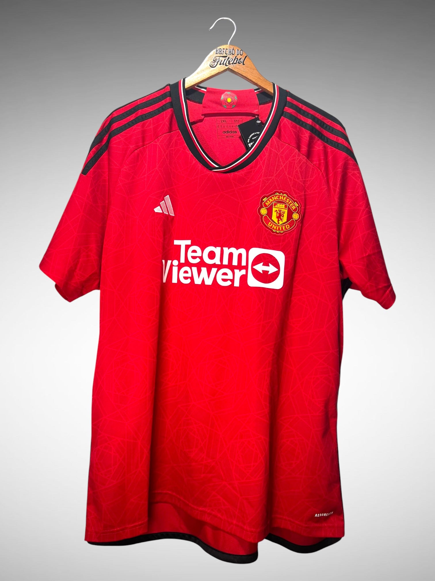 Manchester United 2023 Primeira Camisa Tam 3G N 18 Casemiro.