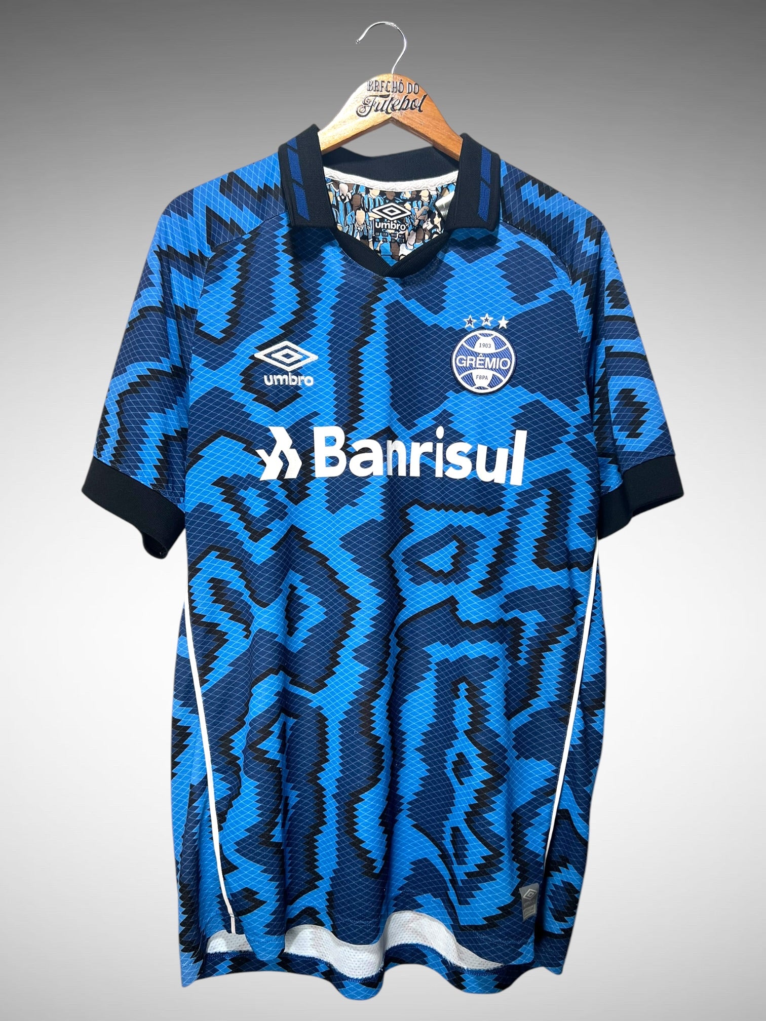 Grêmio 2021 Terceira Camisa Tam GG.