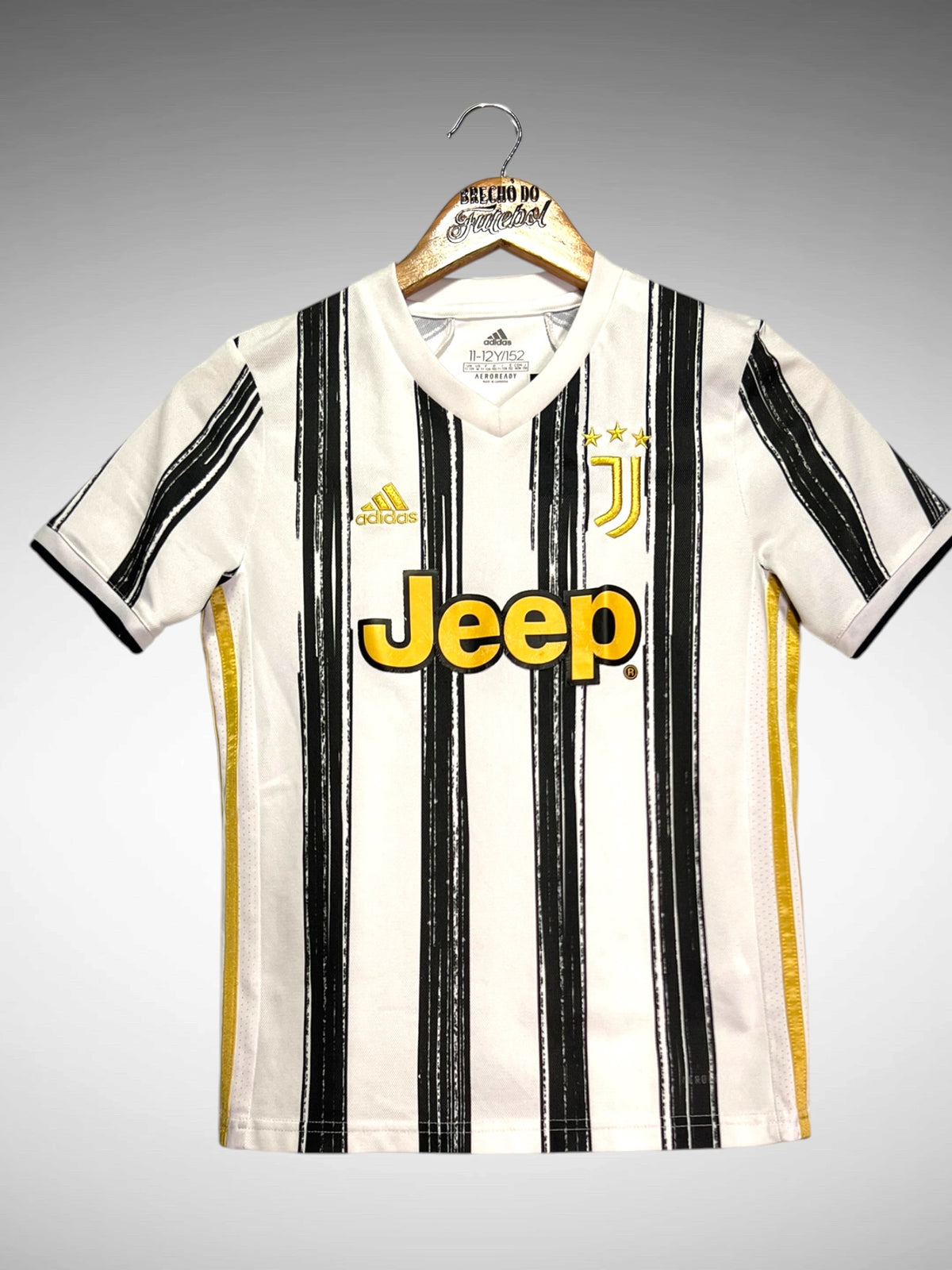Juventus 2020 Primeira Camisa Tam 12 anos Infantil.