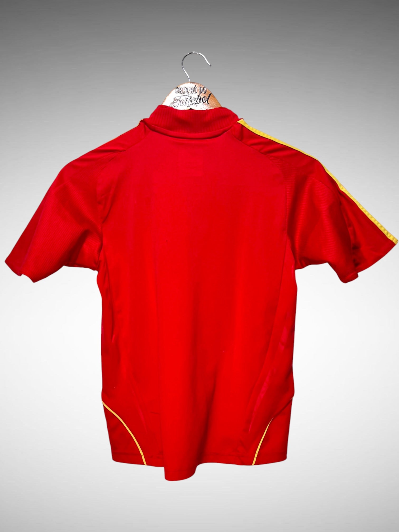 Espanha 2008 Primeira Camisa Tam 14 anos Infantil.
