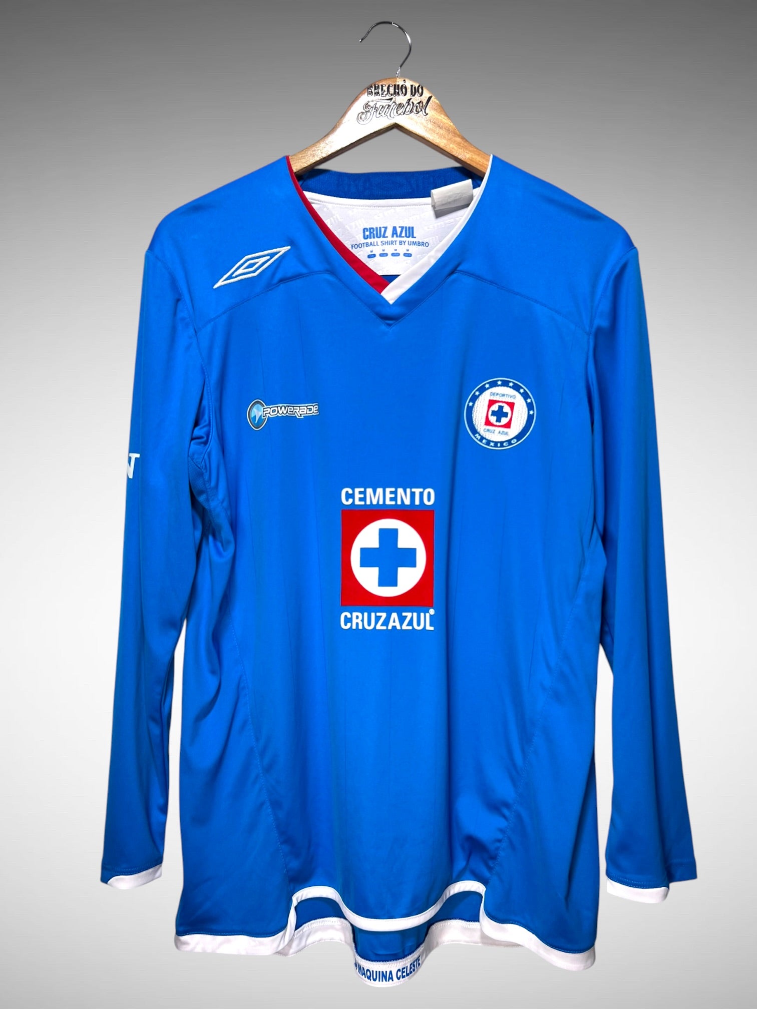 Cruz Azul 2009 Primeira Camisa Tam M Mangas Longas.