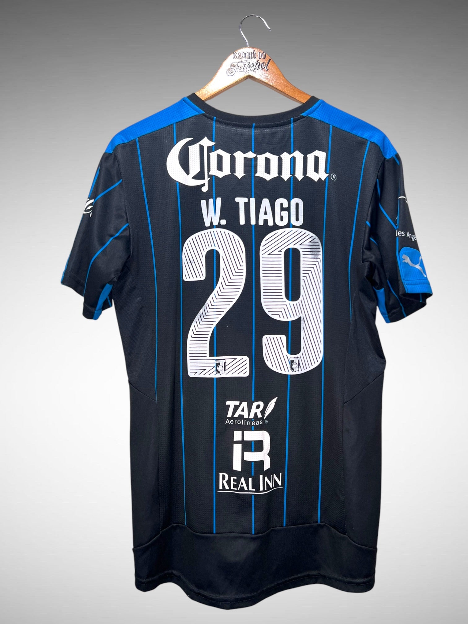 Queretaro 2015 Primeira Camisa Tam M N 29 W. Tiago.