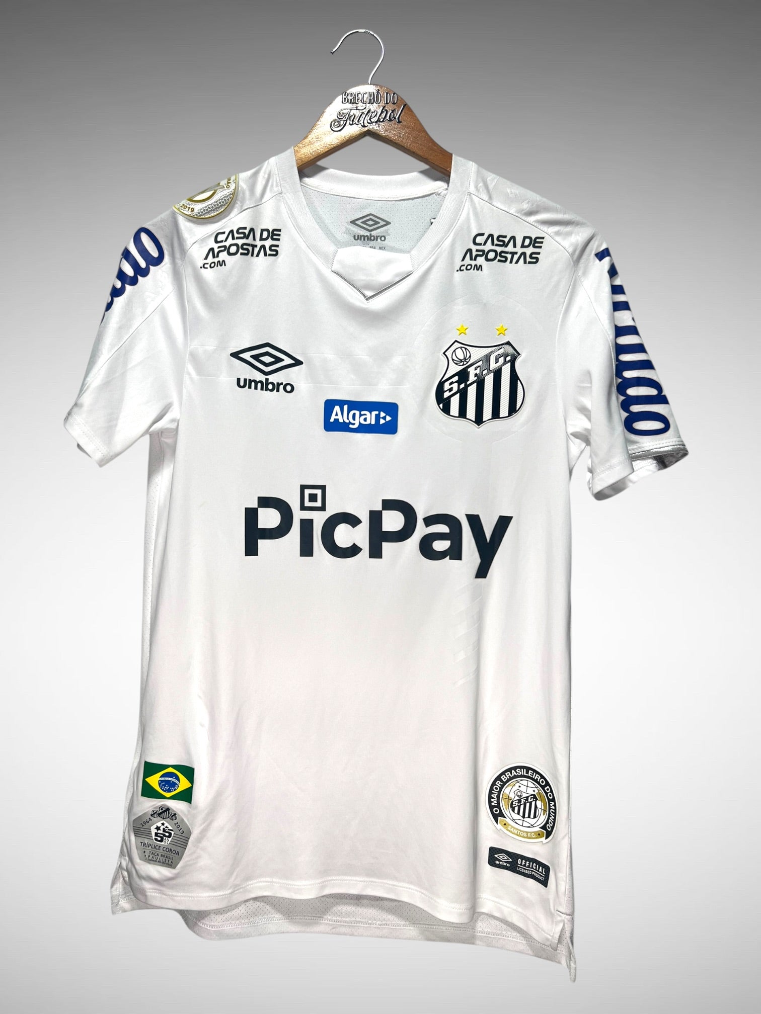 Santos 2019 Primeira Camisa Tam P N 41 Jean Motta.
