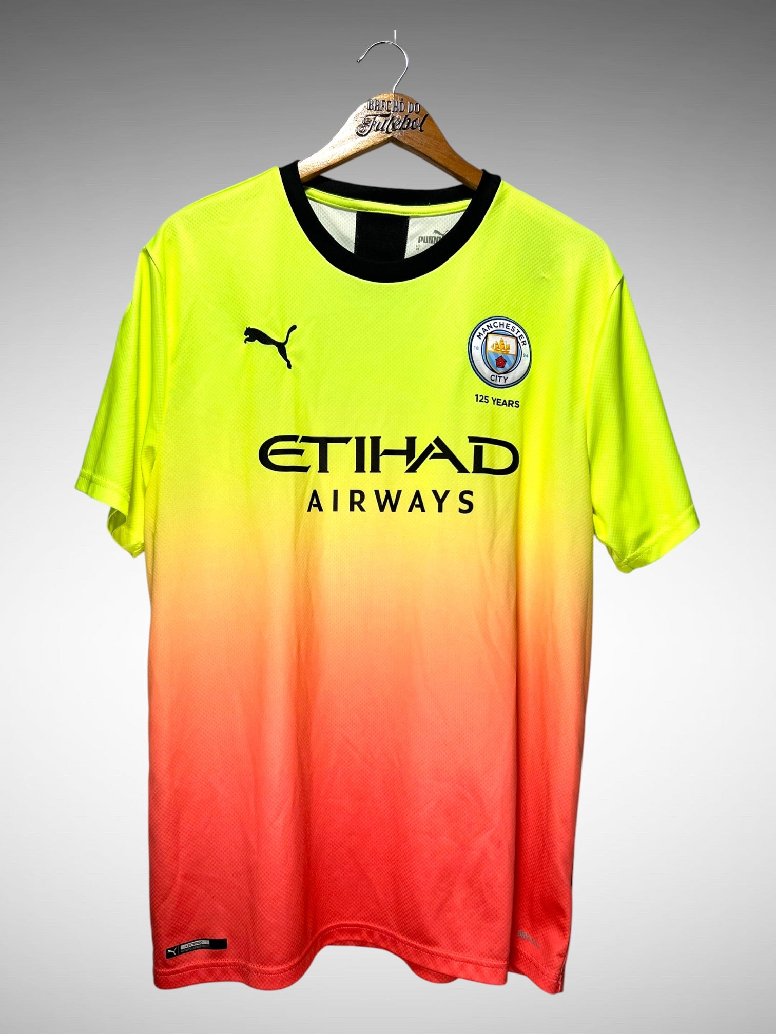 Manchester City 2019 Terceira Camisa Tam GG.