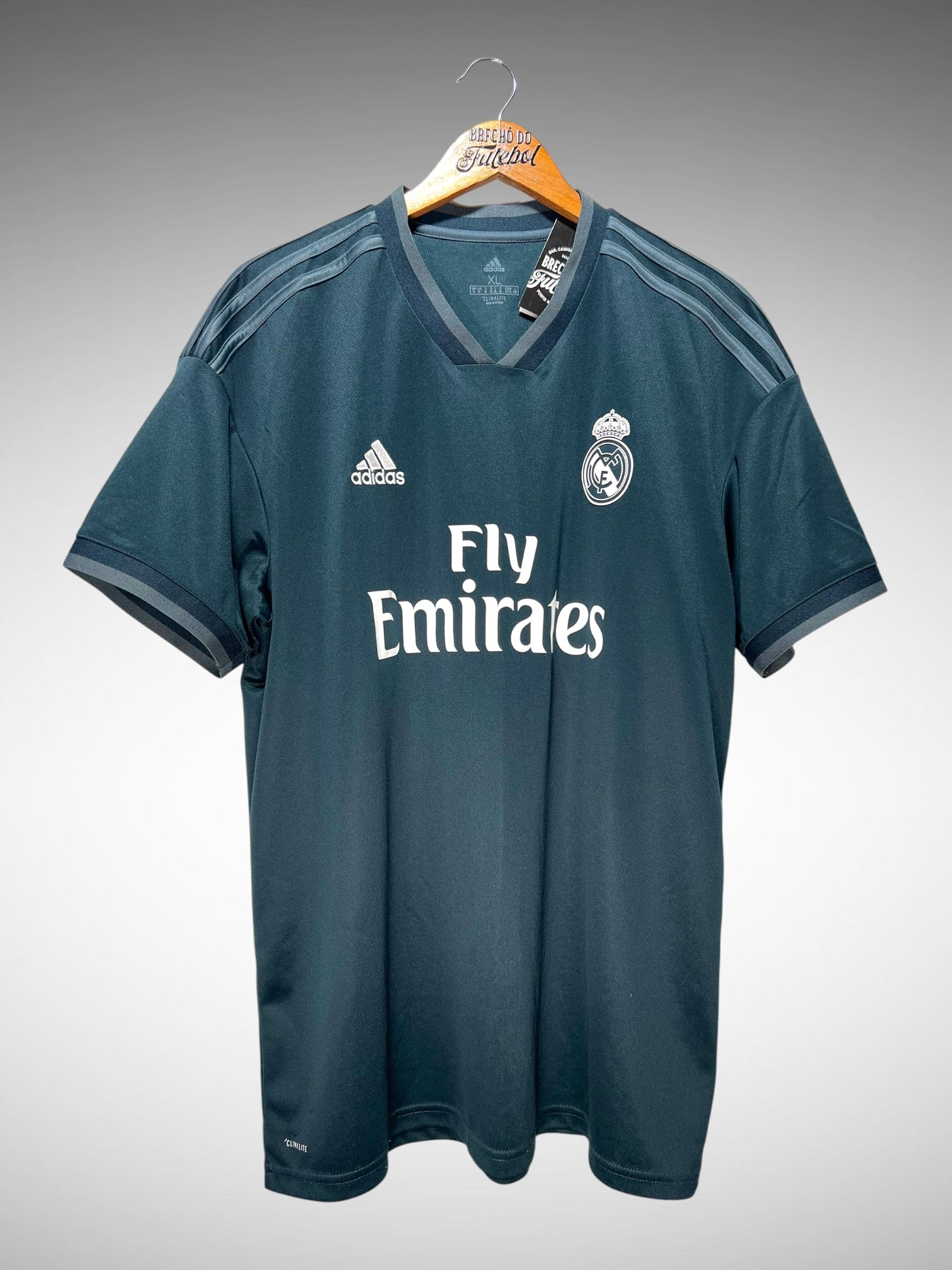 Real Madrid 2018 Segunda Camisa Tam GG.
