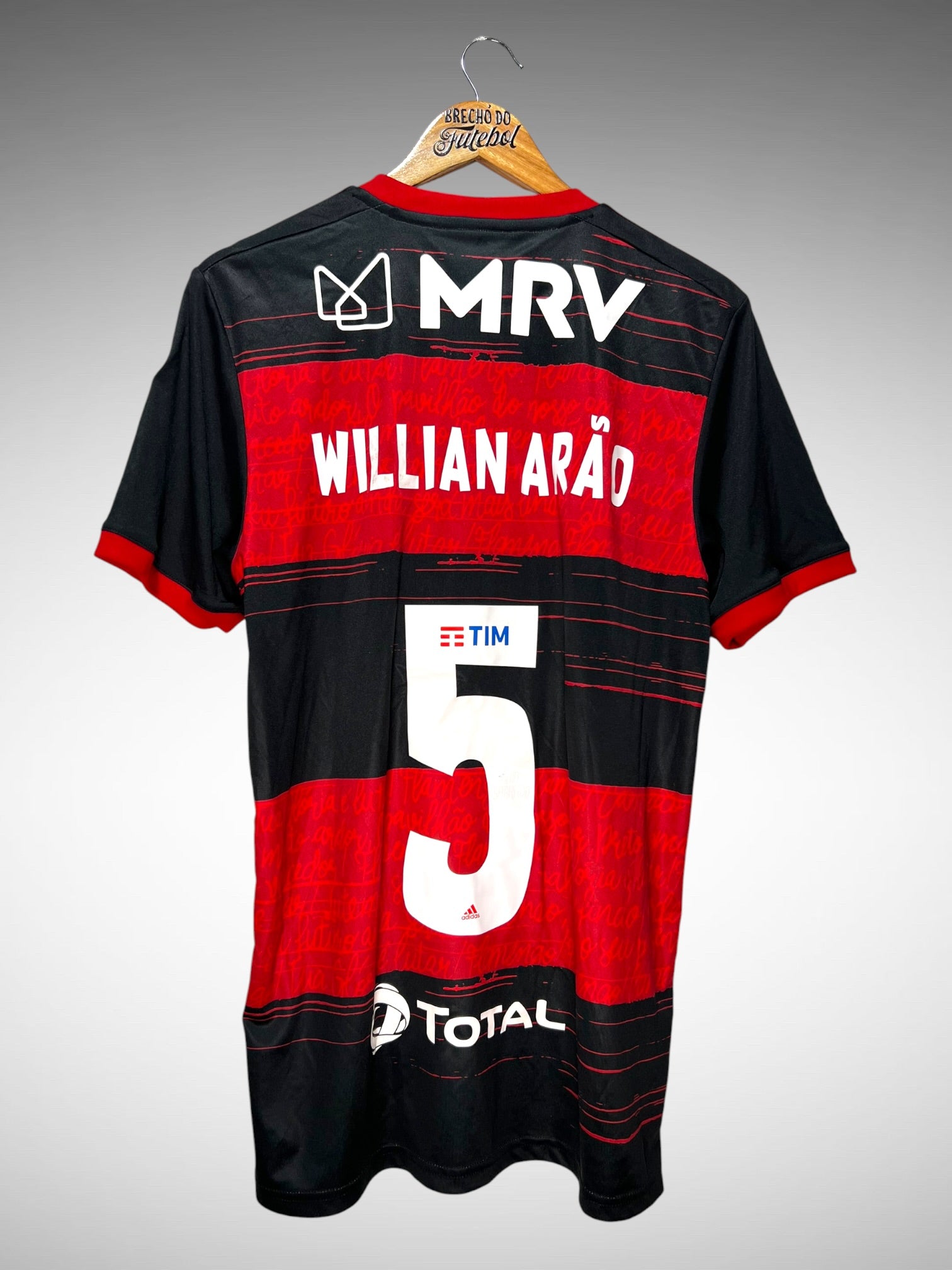 Flamengo 2020 Primeira Camisa Tam M N 5 Willian Arão.