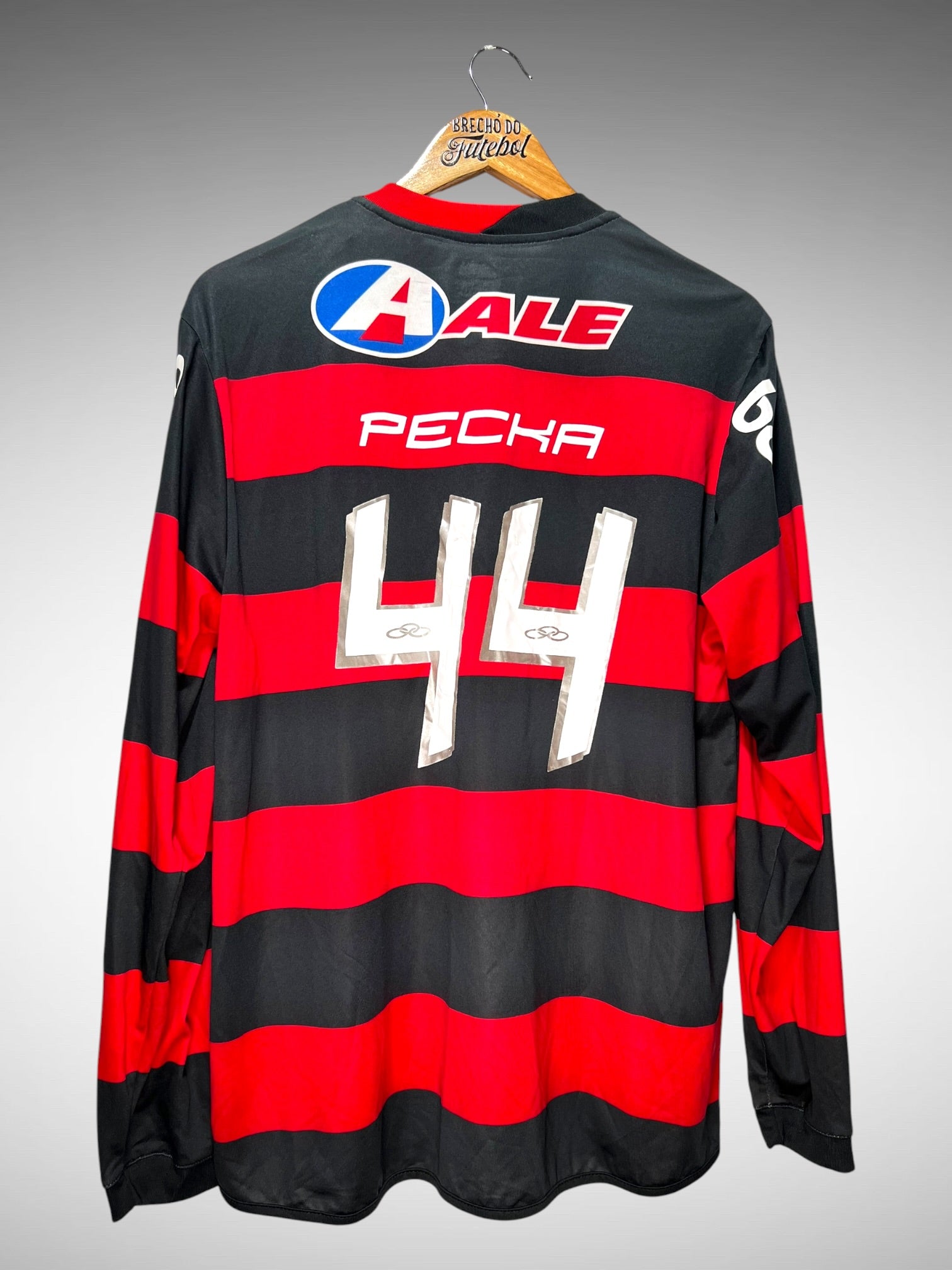 Flamengo 2009 Primeira Camisa Tam M N 44 Pecka Mangas Longas.