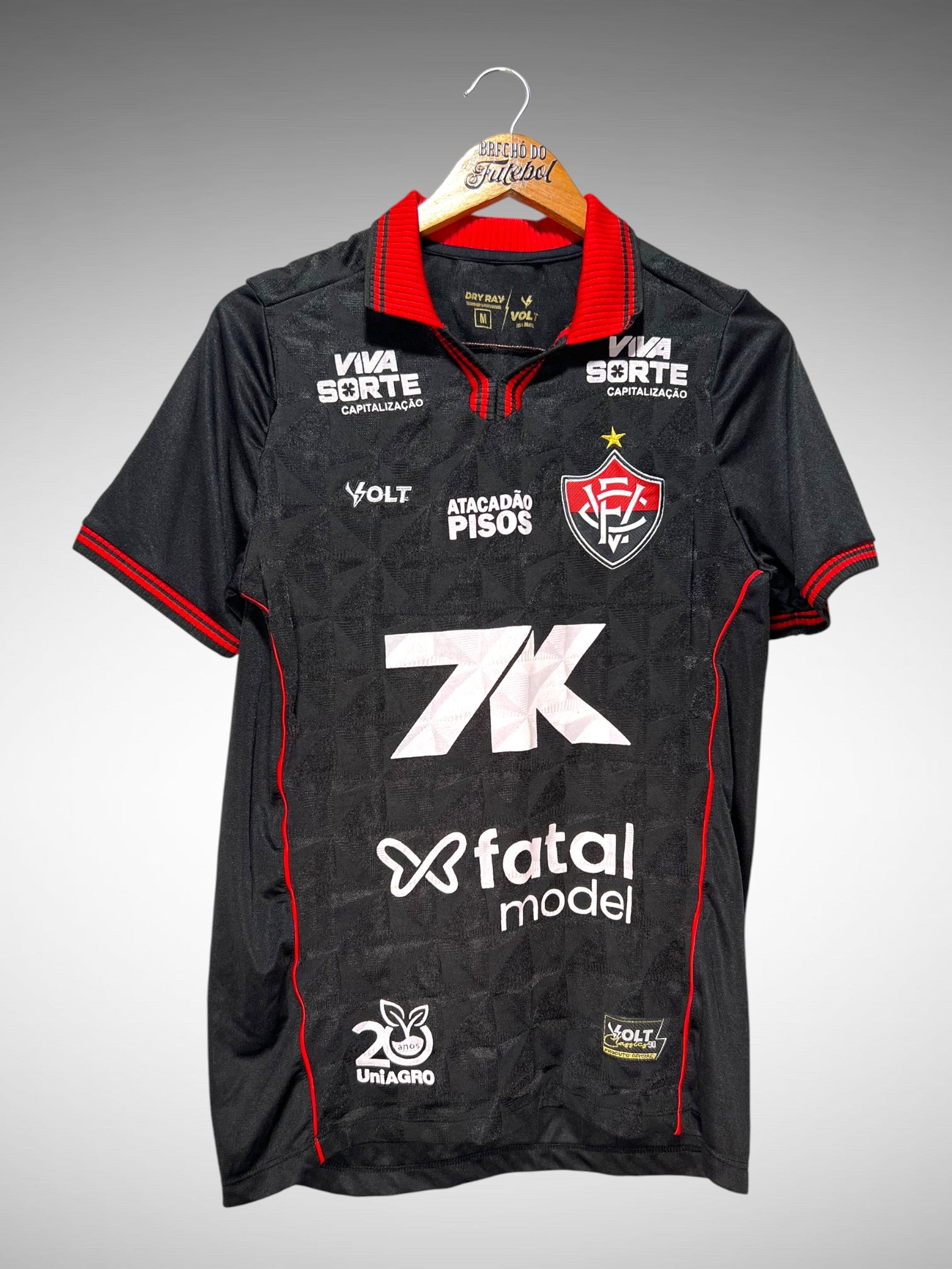 Vitória 2025 Terceira Camisa Tam M N 14 Baralhas.