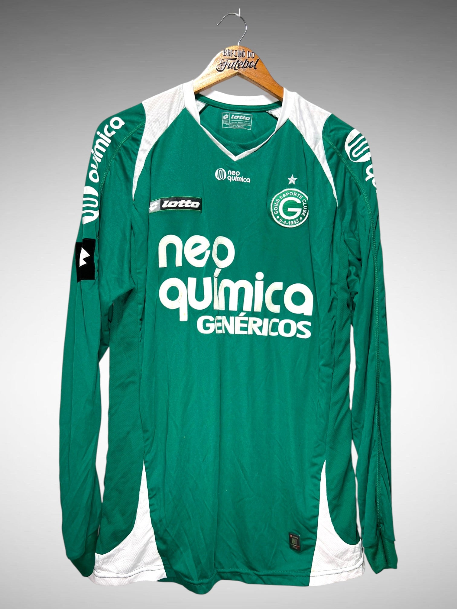 Goiás 2009 Primeira Camisa Tam GG N 13 Mangas Longas.