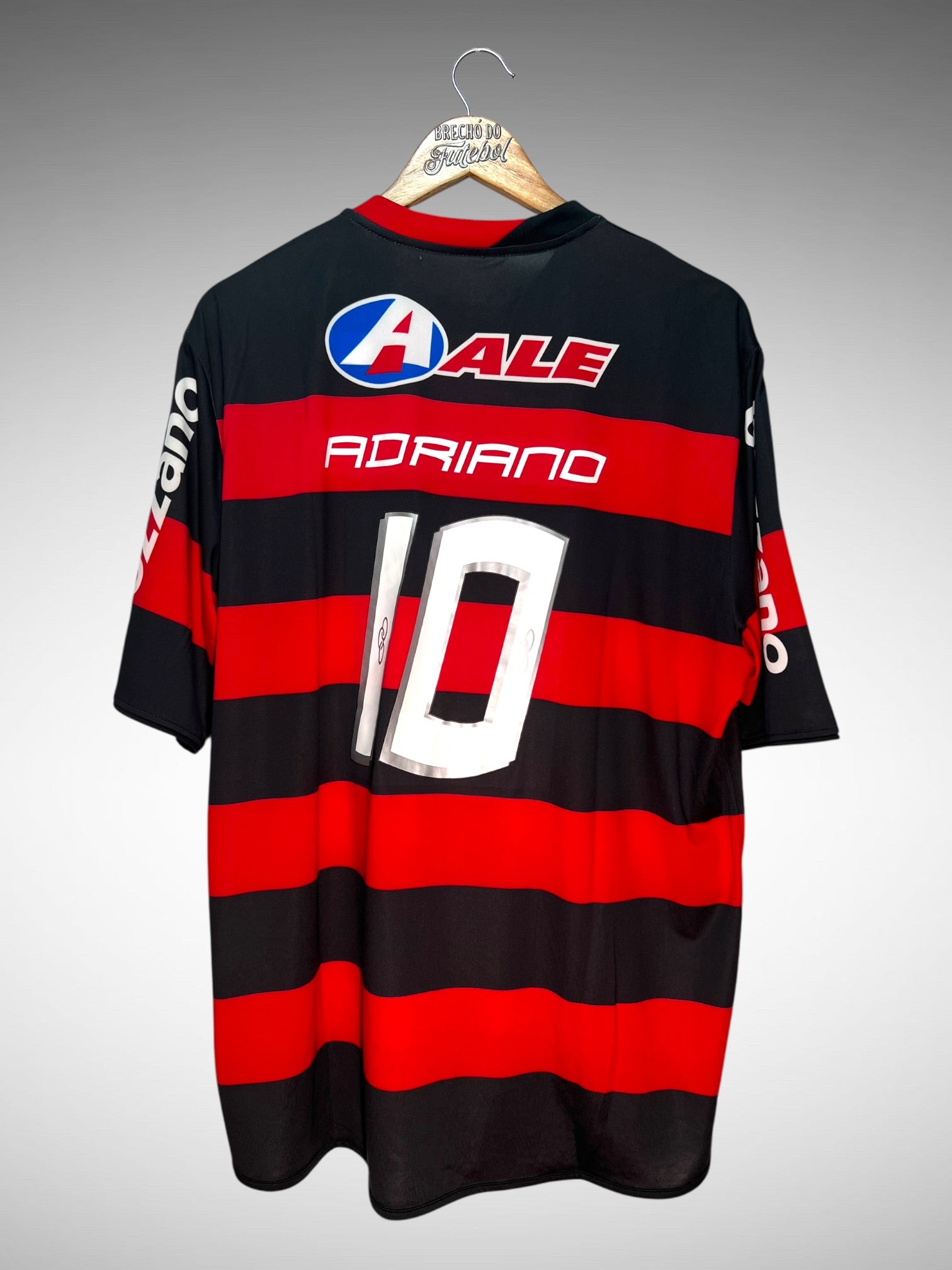 Flamengo 2009 Primeira Camisa Tam GG N 10 Adriano.