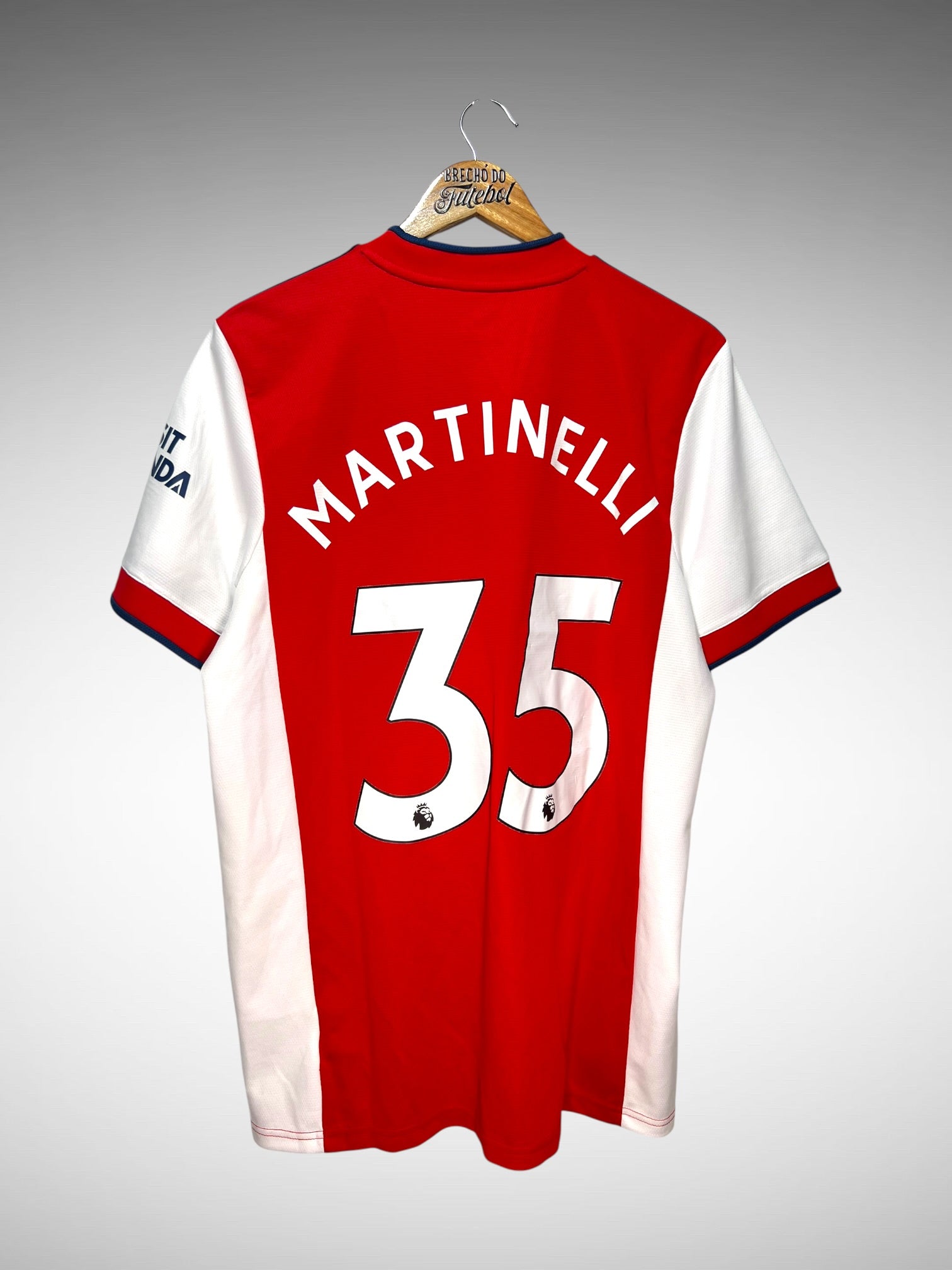 Arsenal 2021 Primeira Camisa Tam G N 35 Martinelli.