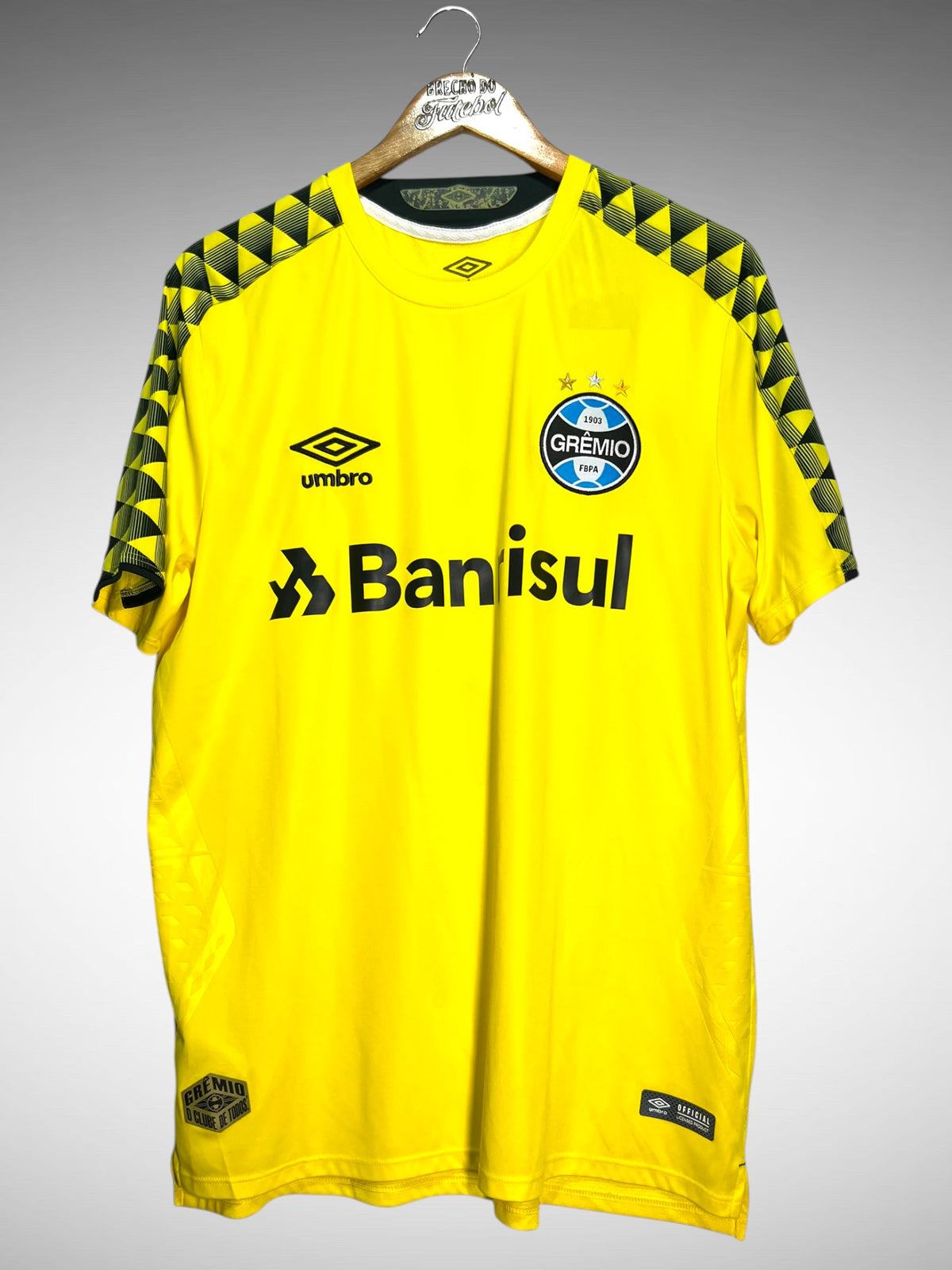 Grêmio 2019 Camisa de Goleiro Tam G N 1.