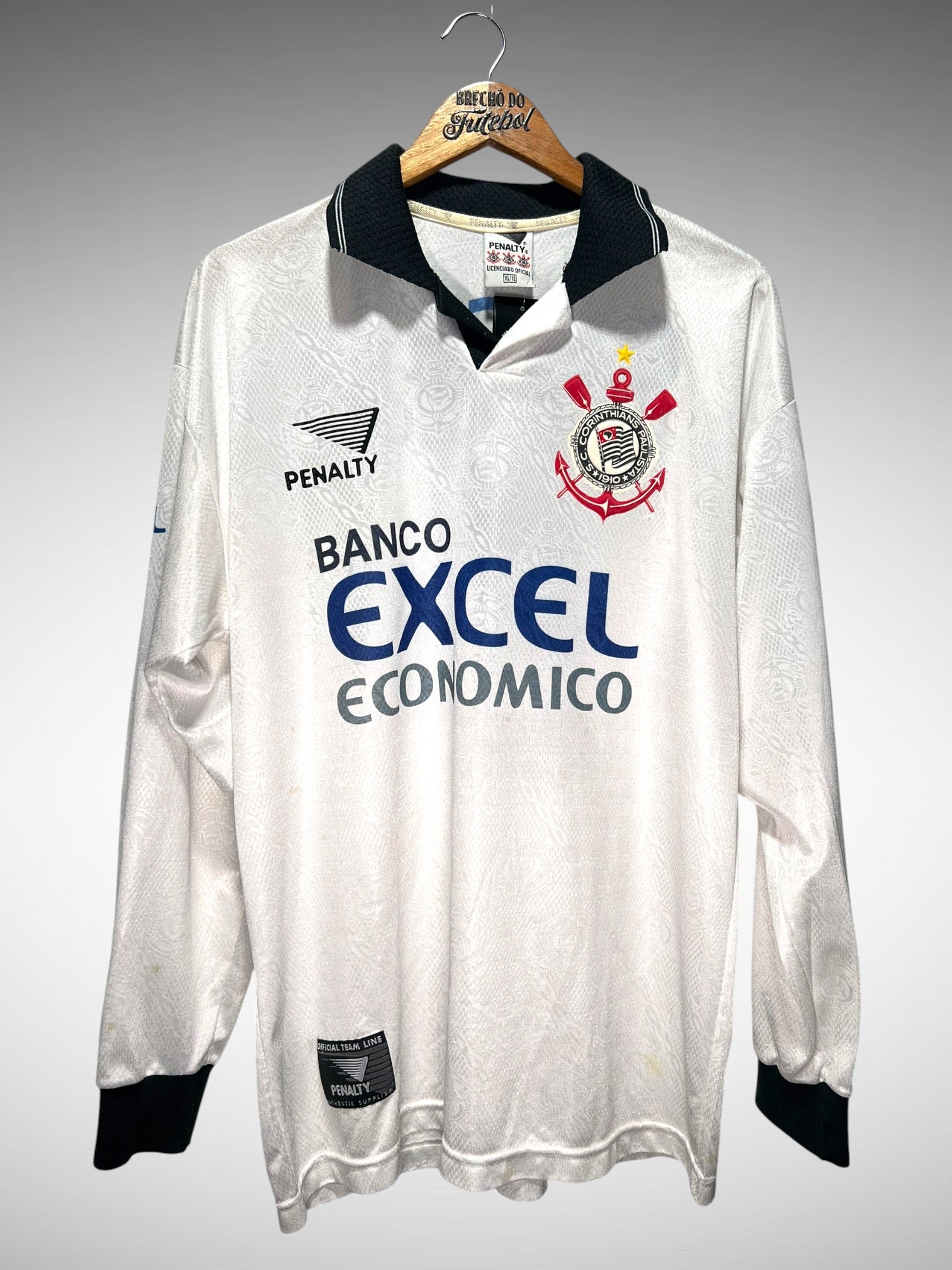 Corinthians 1997 Primeira Camisa Tam GG N 9 Mangas Longas.