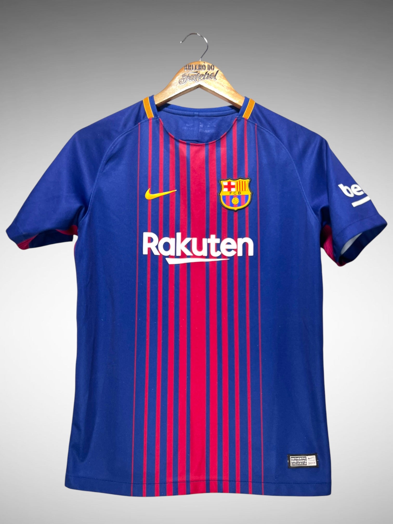 Barcelona 2017 Primeira Camisa Tam 14 anos Infantil.