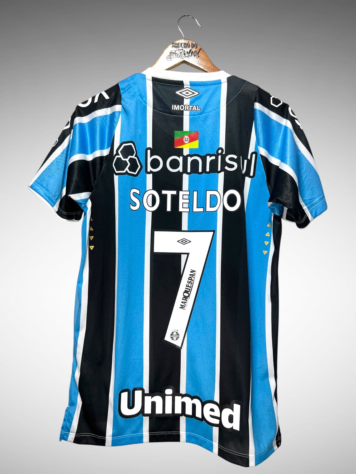 Grêmio 2024 Primeira Camisa Tam P N 7 Soteldo.