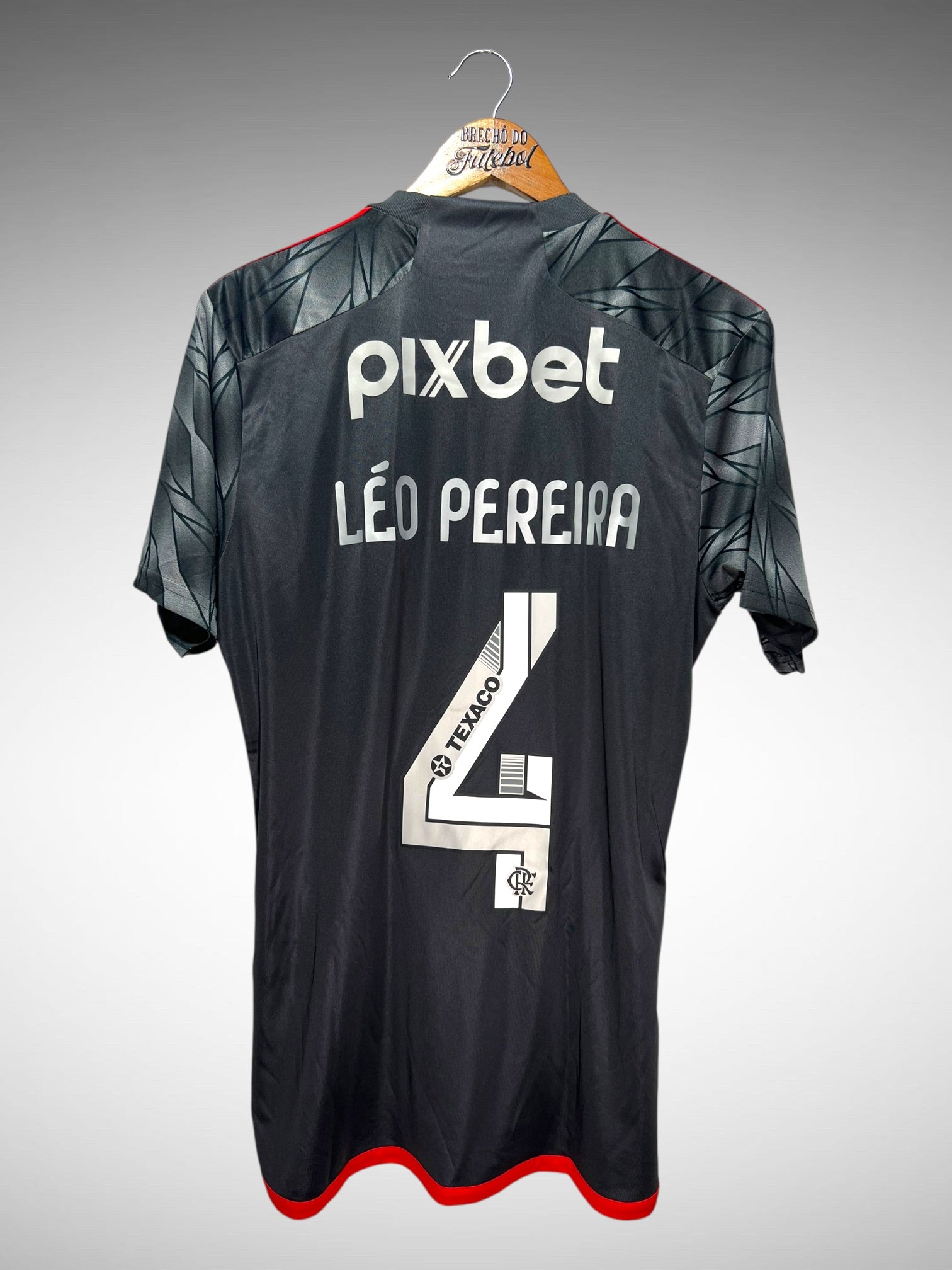 Flamengo 2024 Terceira Camisa Tam M N 4 Léo Pereira.