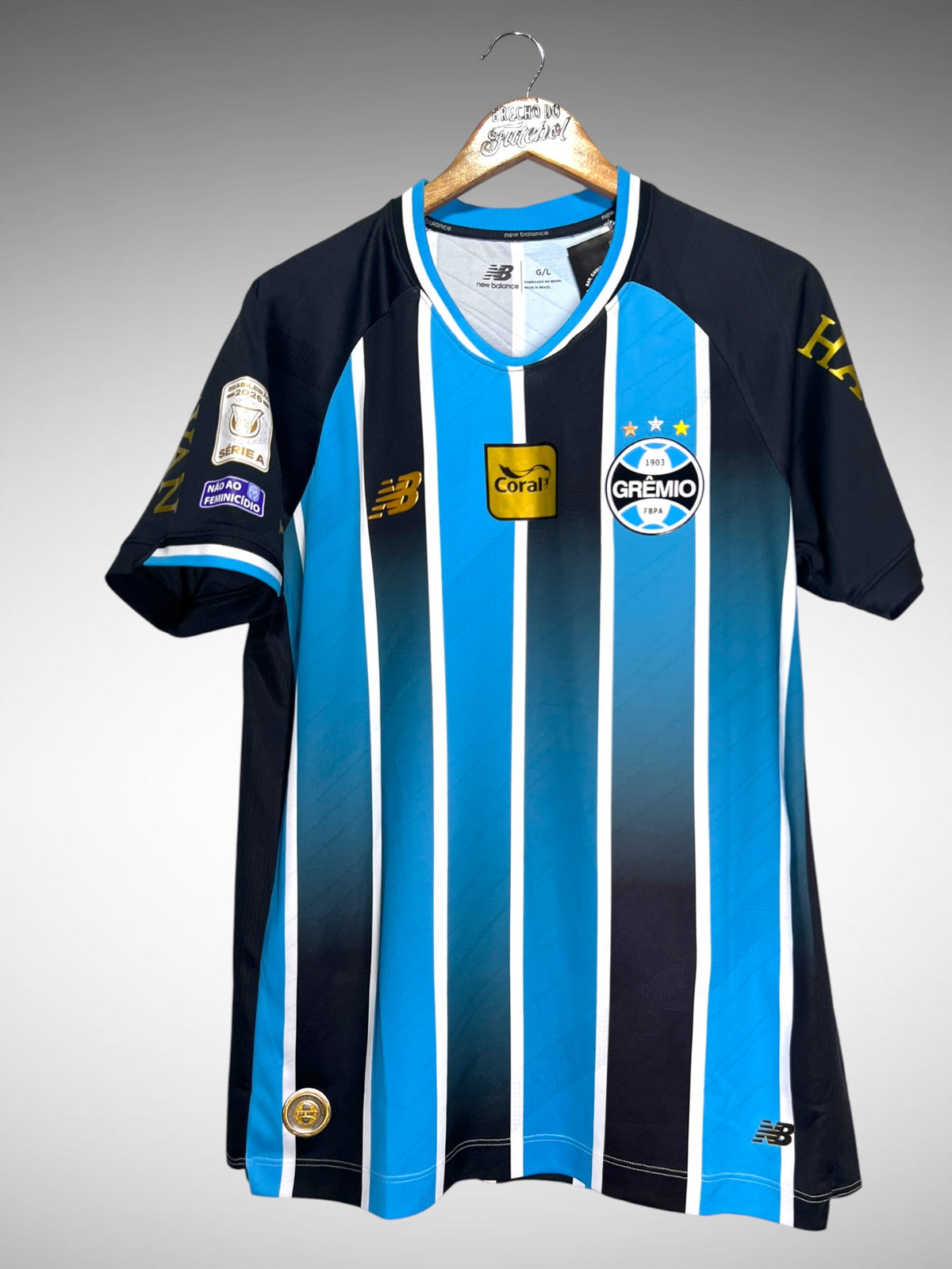 Grêmio 2026 Primeira Camisa Tam G N 95 Vinícius.