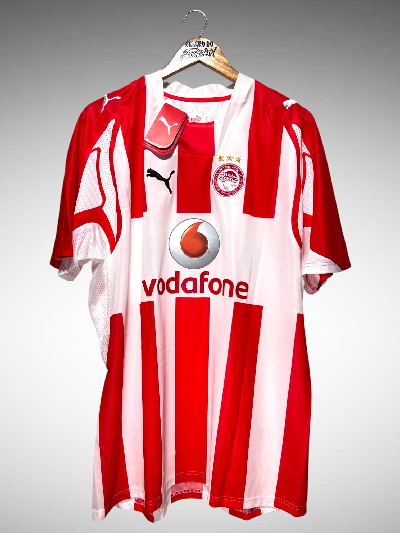 Olympiacos 2007 Primeira Camisa Tam GG.