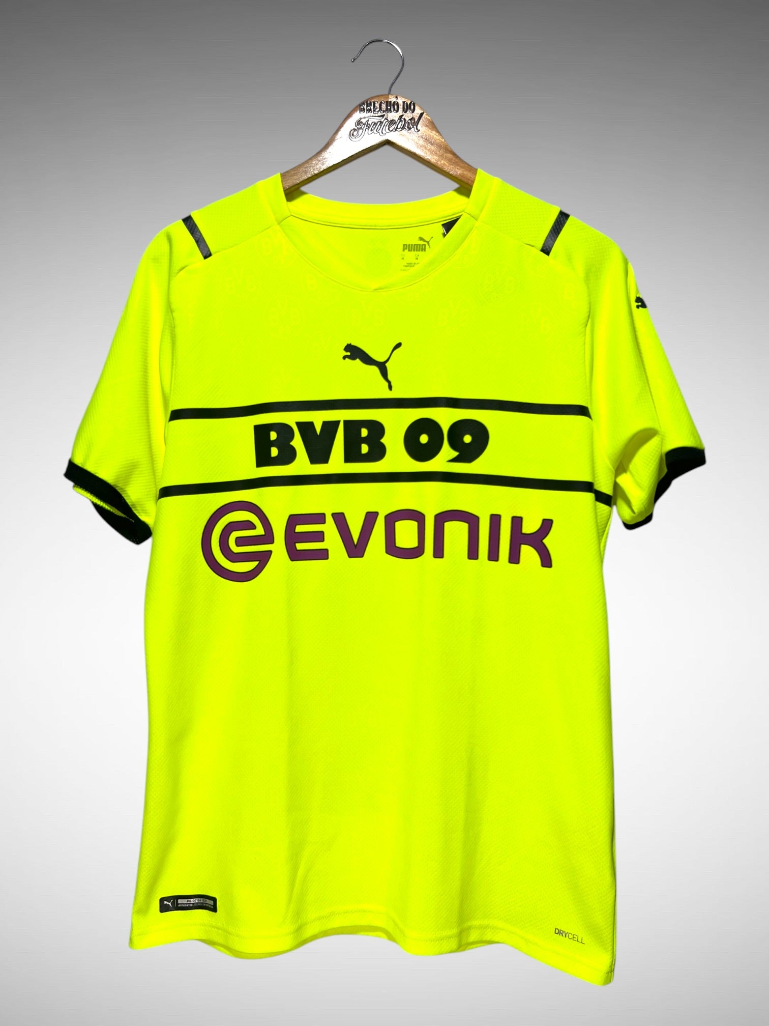 Borussia Dortmund 2021 Primeira Camisa Tam M N 9 Haaland.