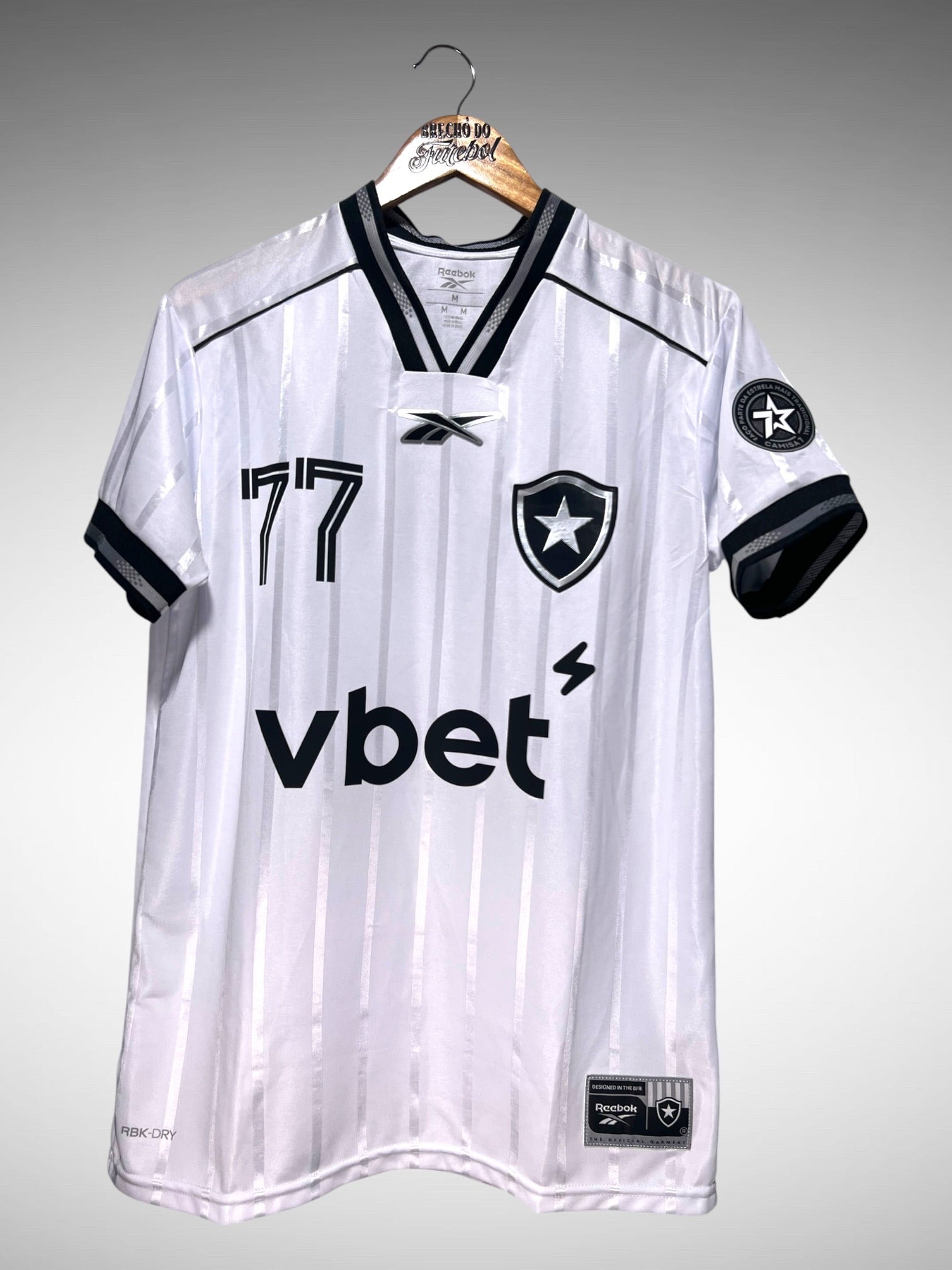 Botafogo 2025 Terceira Camisa Tam M N 77 L. Villalba.