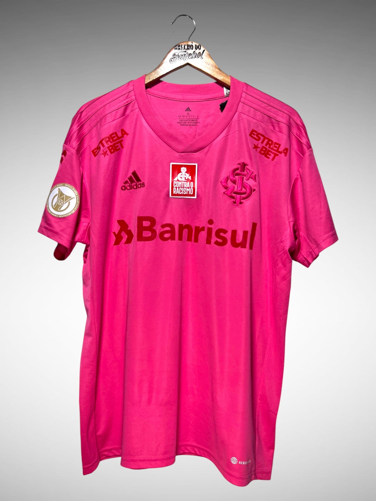 Internacional 2022 Camisa Outubro Rosa Tam G N 27 Maurício.