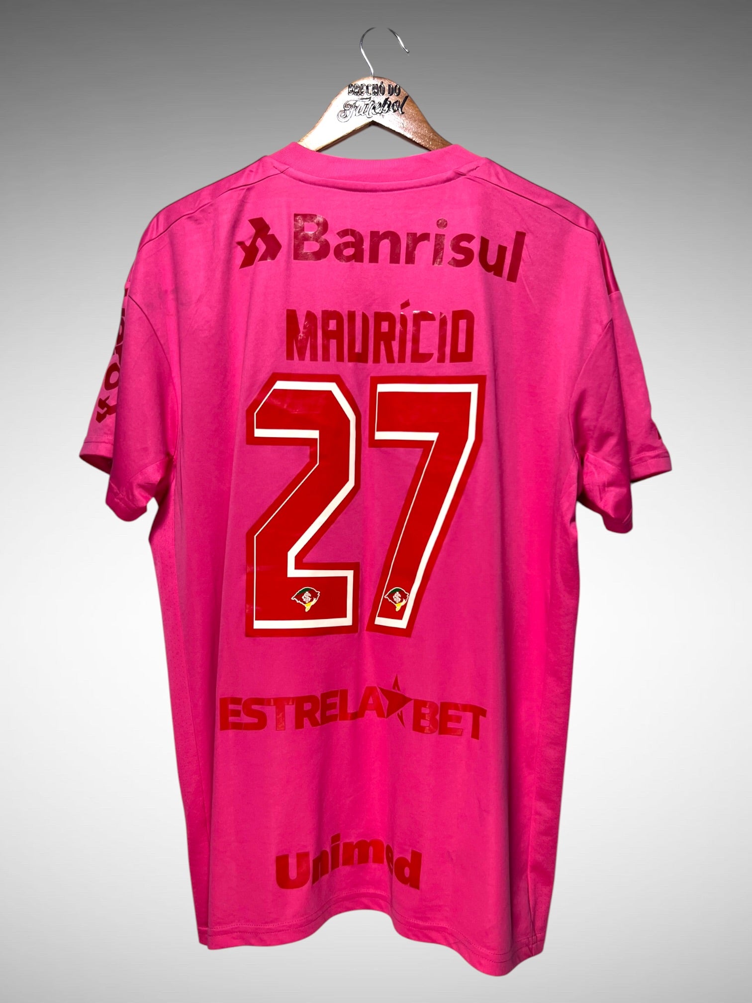 Internacional 2022 Camisa Outubro Rosa Tam G N 27 Maurício.