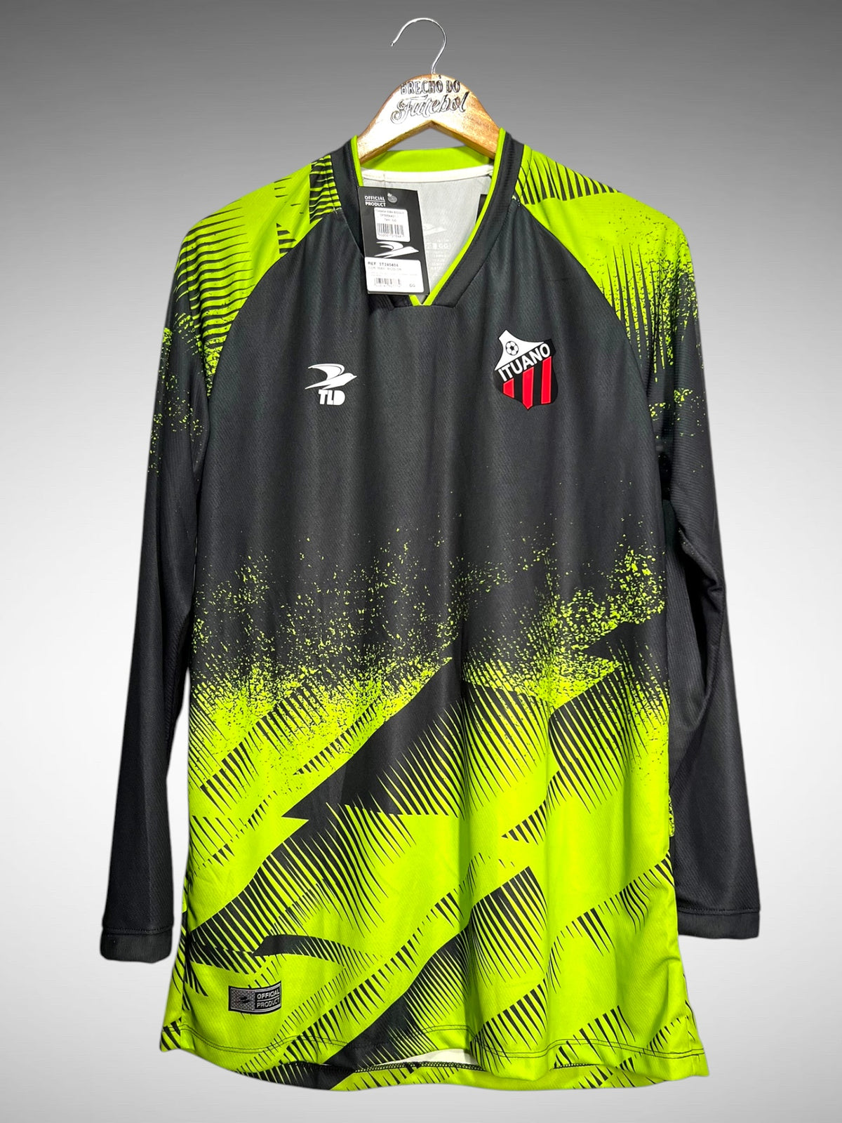 Ituano 2026 Camisa de Goleiro Tam GG N 1 Mangas Longas.