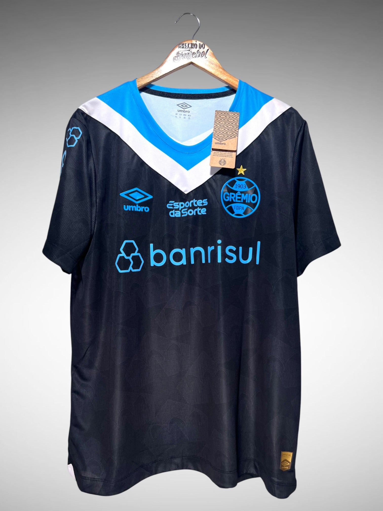 Grêmio 2024 Terceira Camisa Tam GG N 3 Geromel.
