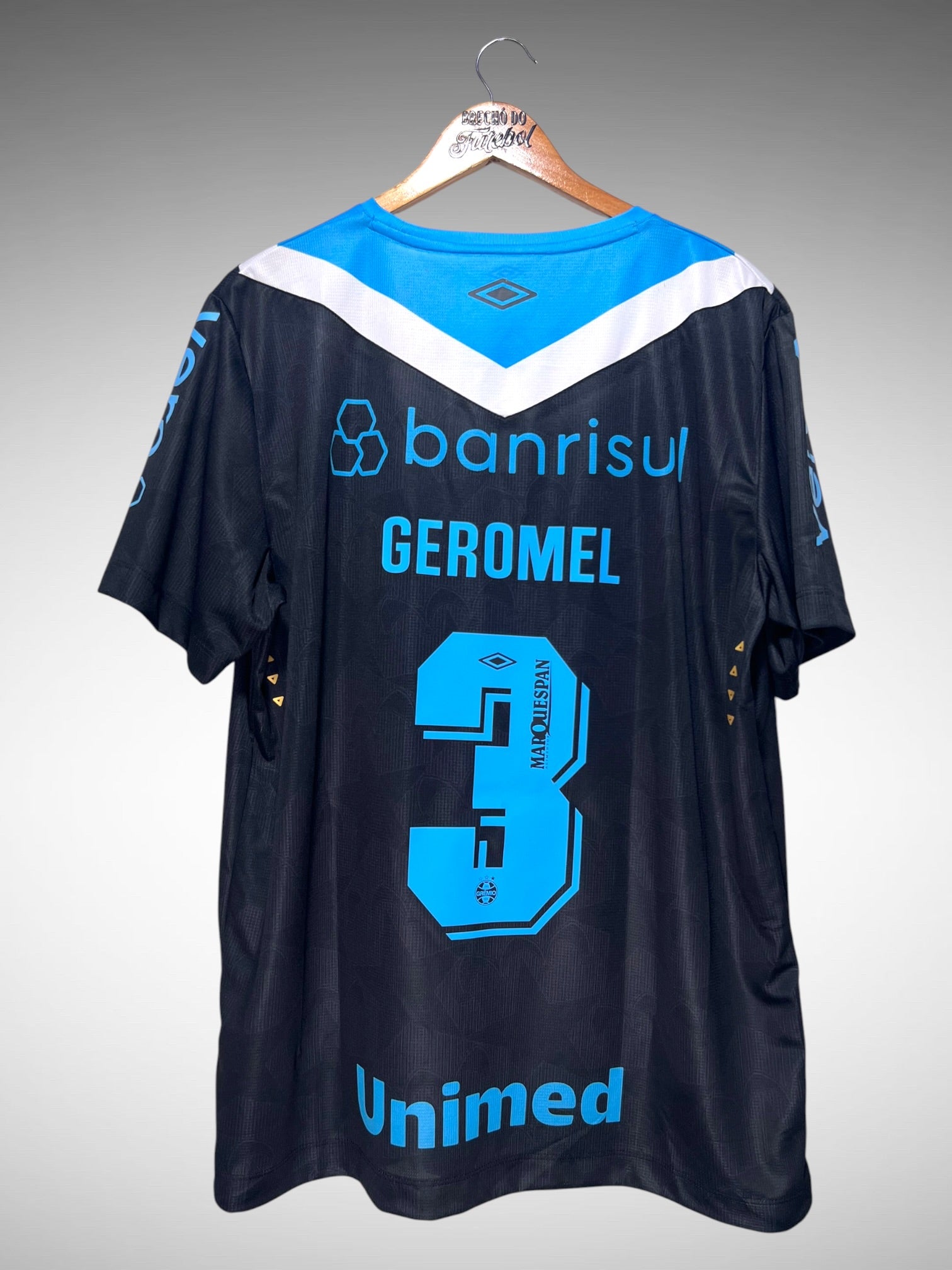 Grêmio 2024 Terceira Camisa Tam GG N 3 Geromel.