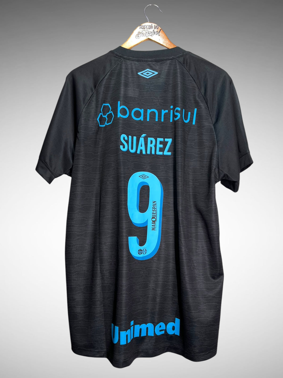 Grêmio 2023 Terceira Camisa Tam GG N 9 Suárez.
