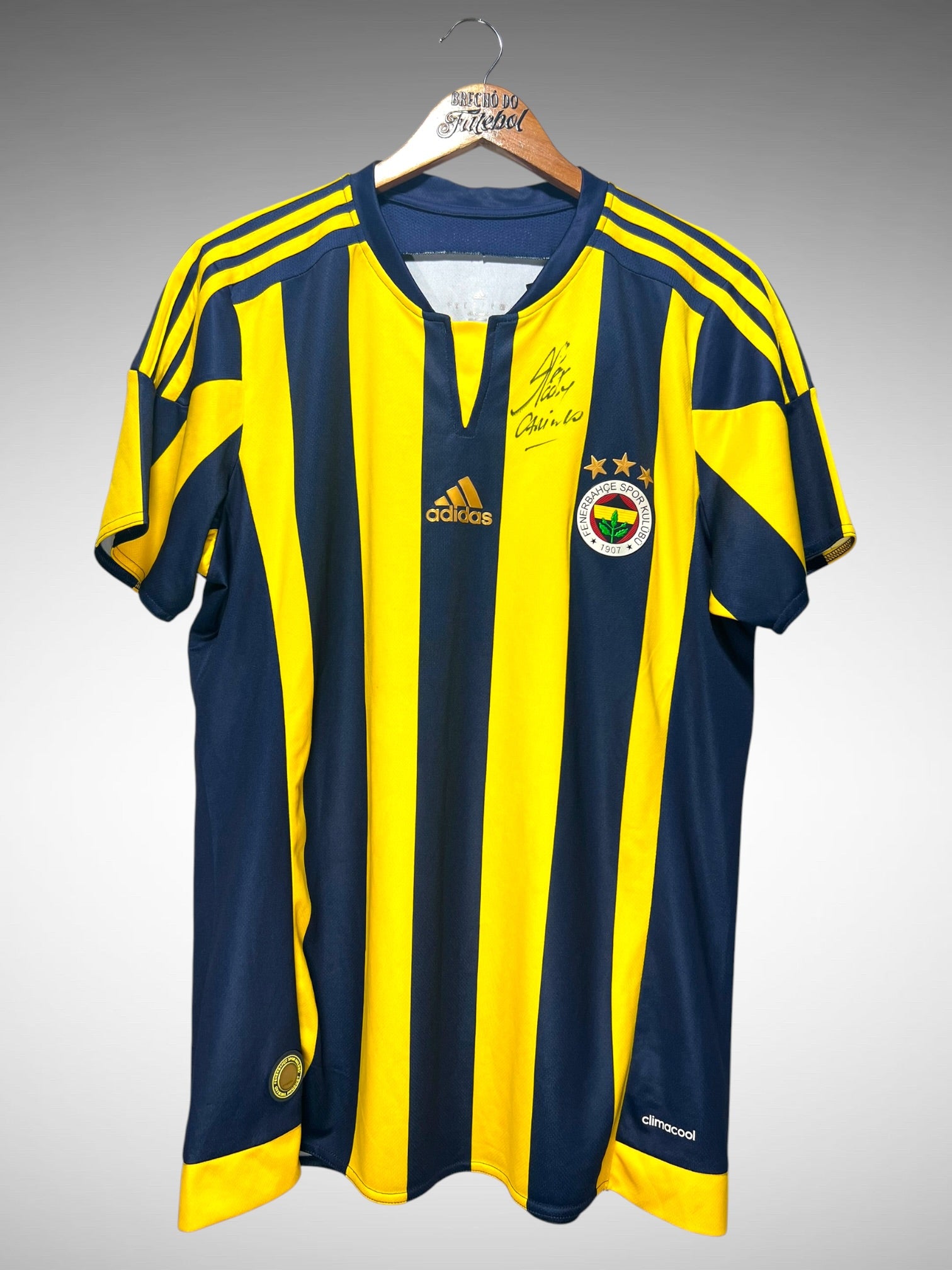 Fenerbahçe 2015 Primeira Camisa Tam G N 9 Fernandão.