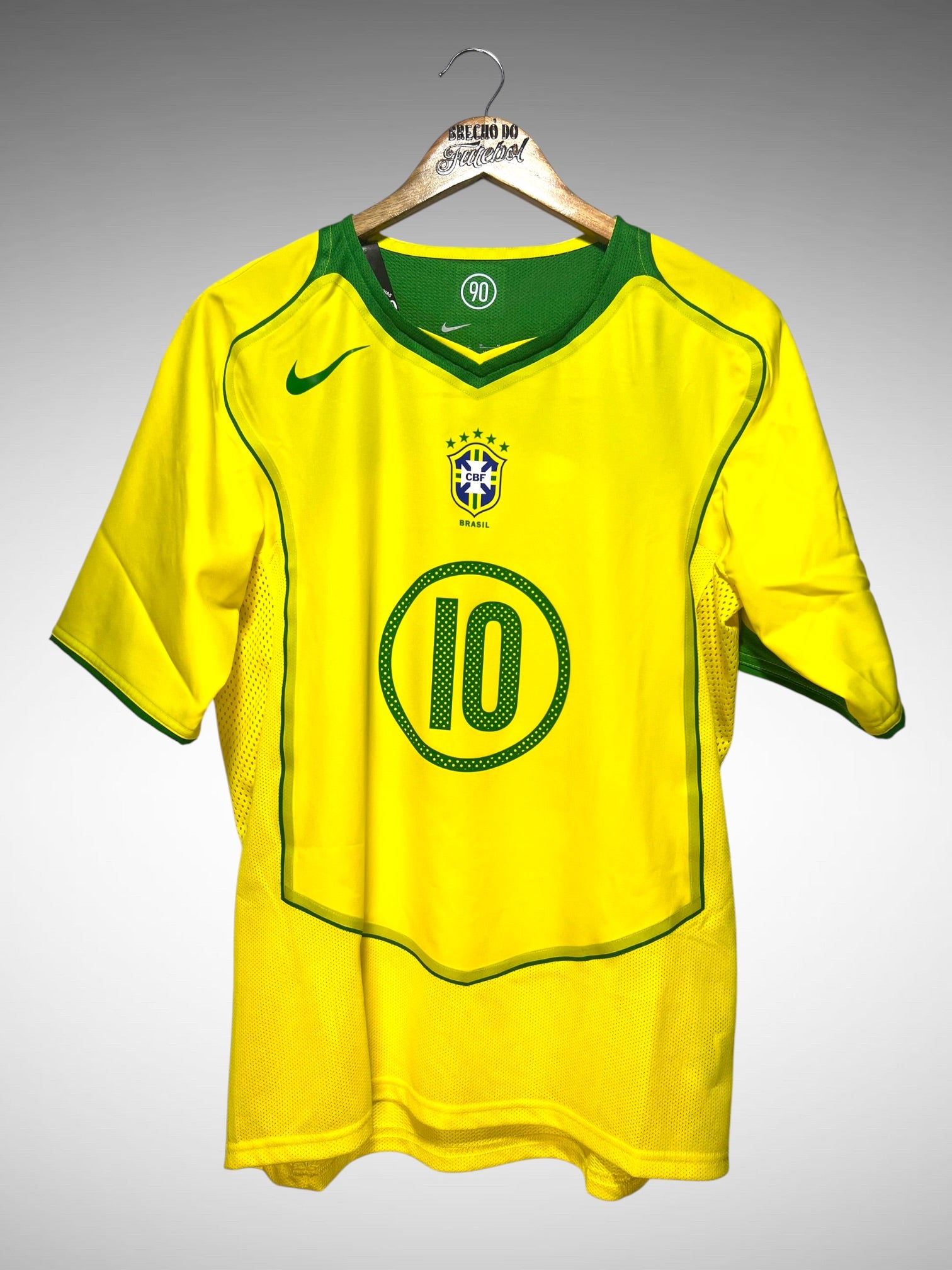 Brasil 2004 Reedição Primeira Camisa Tam M N 10 Ronaldinho.
