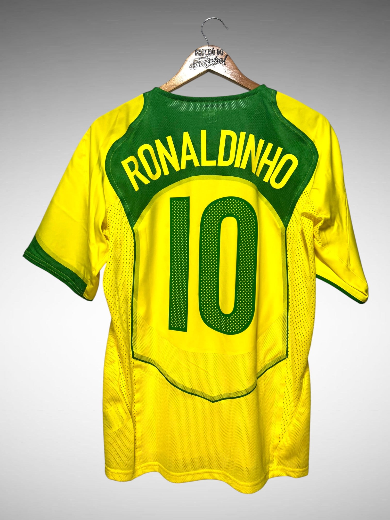 Brasil 2004 Reedição Primeira Camisa Tam M N 10 Ronaldinho.