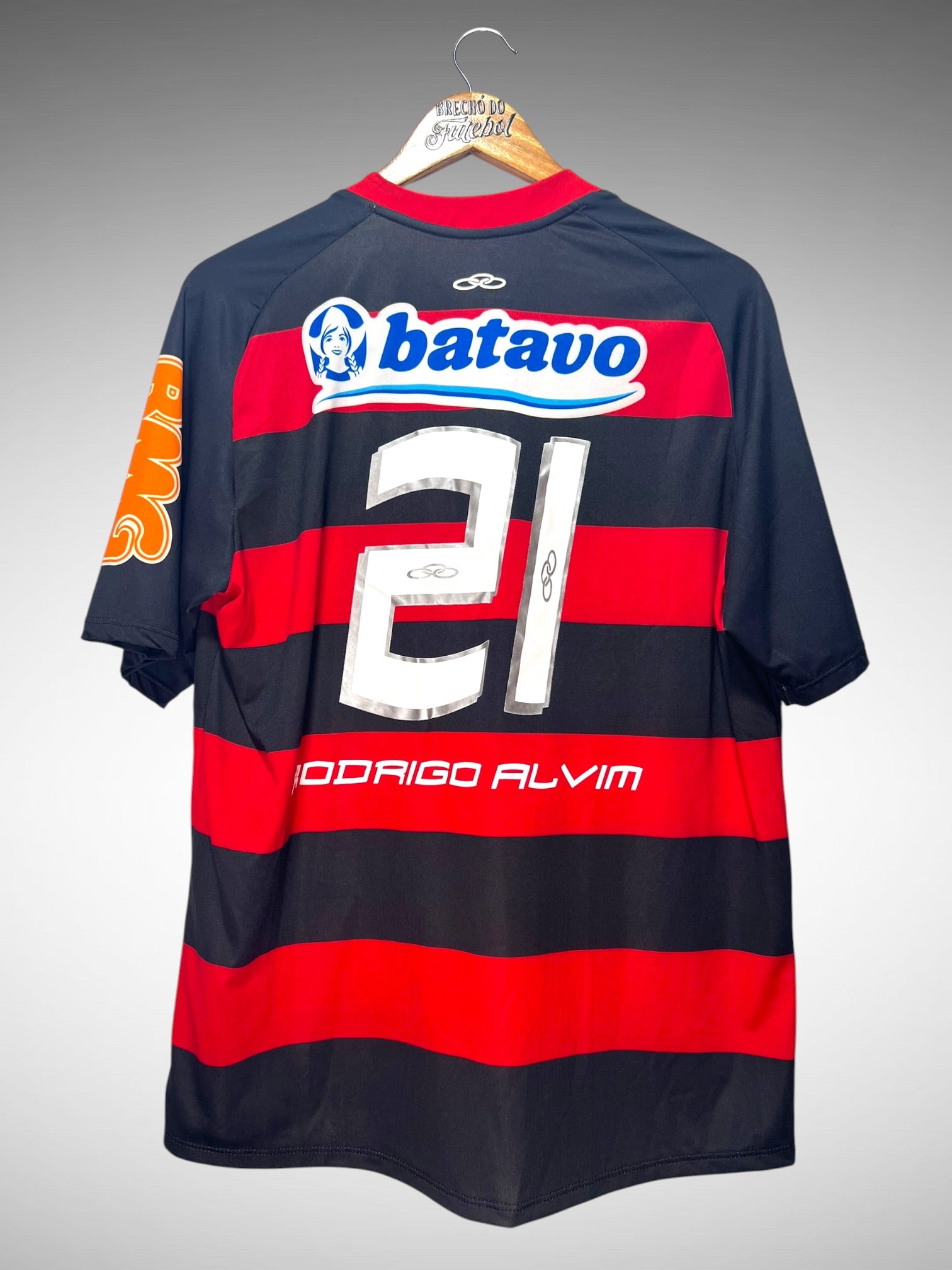 Flamengo 2010 Primeira Camisa Tam M N 21 Rodrigo Alvim.