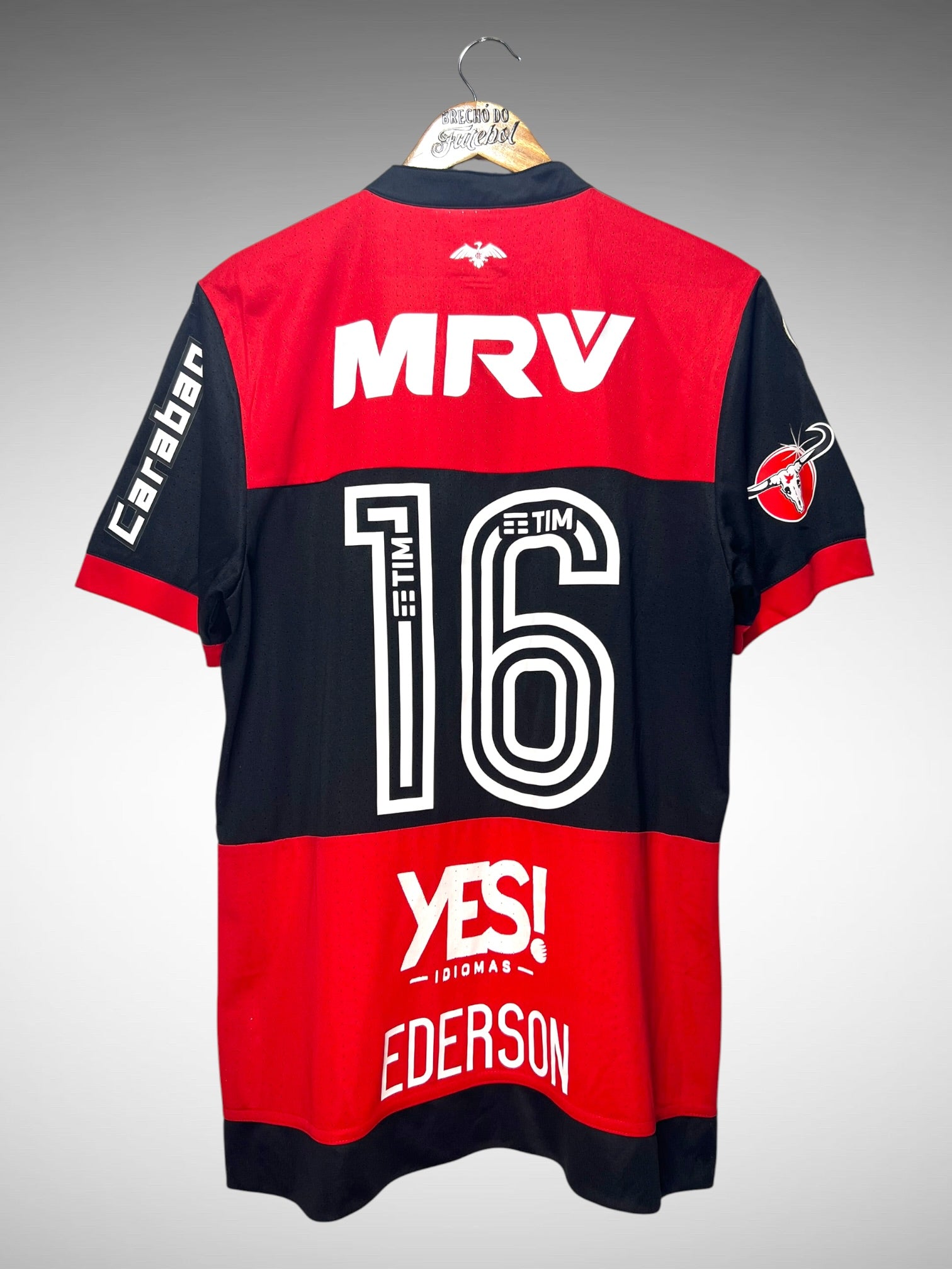 Flamengo 2017 Primeira Camisa Tam G N 16 Ederson.