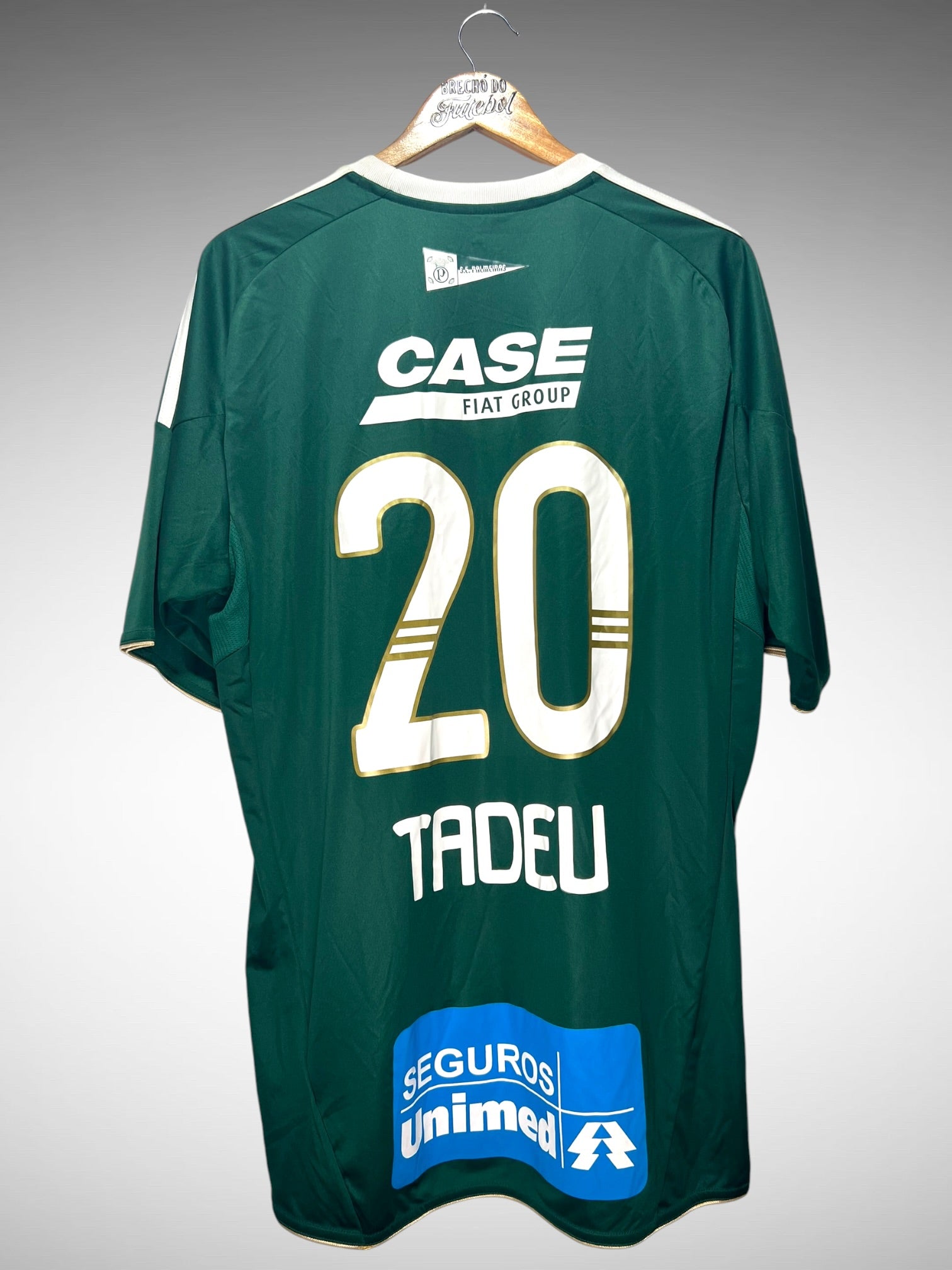 Palmeiras 2010 Primeira Camisa Tam G N 20 Tadeu.
