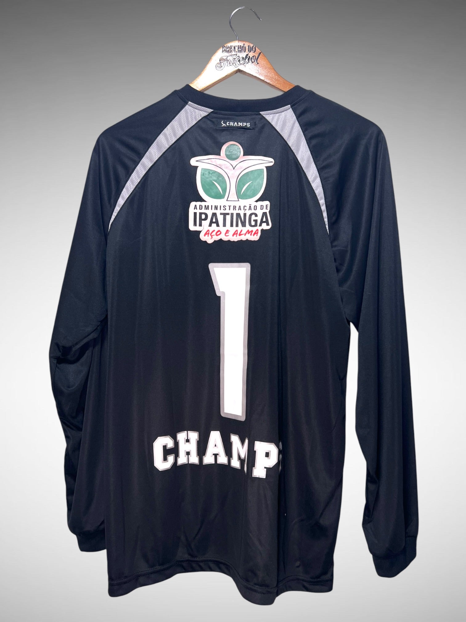 Ipatinga 2007 Camisa de Goleiro Tam M N 1 Mangas Longas.