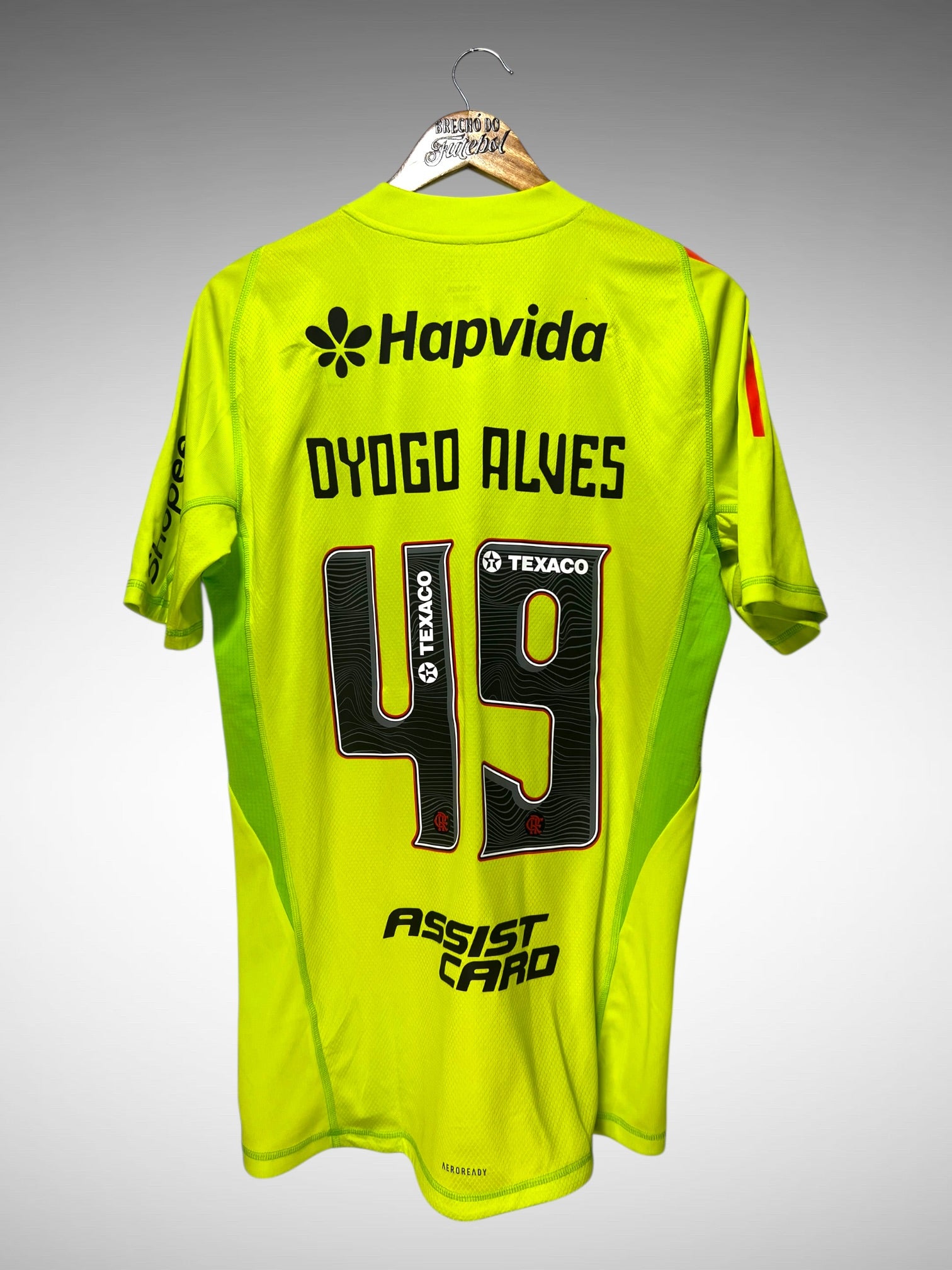 Flamengo 2025 Camisa de Goleiro Tam G N 49 Dyogo Alves.