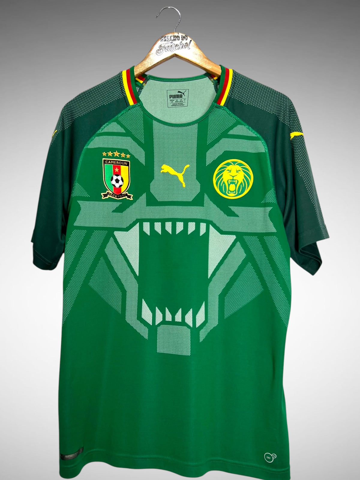 Camarões 2018 Primeira Camisa Tam G.