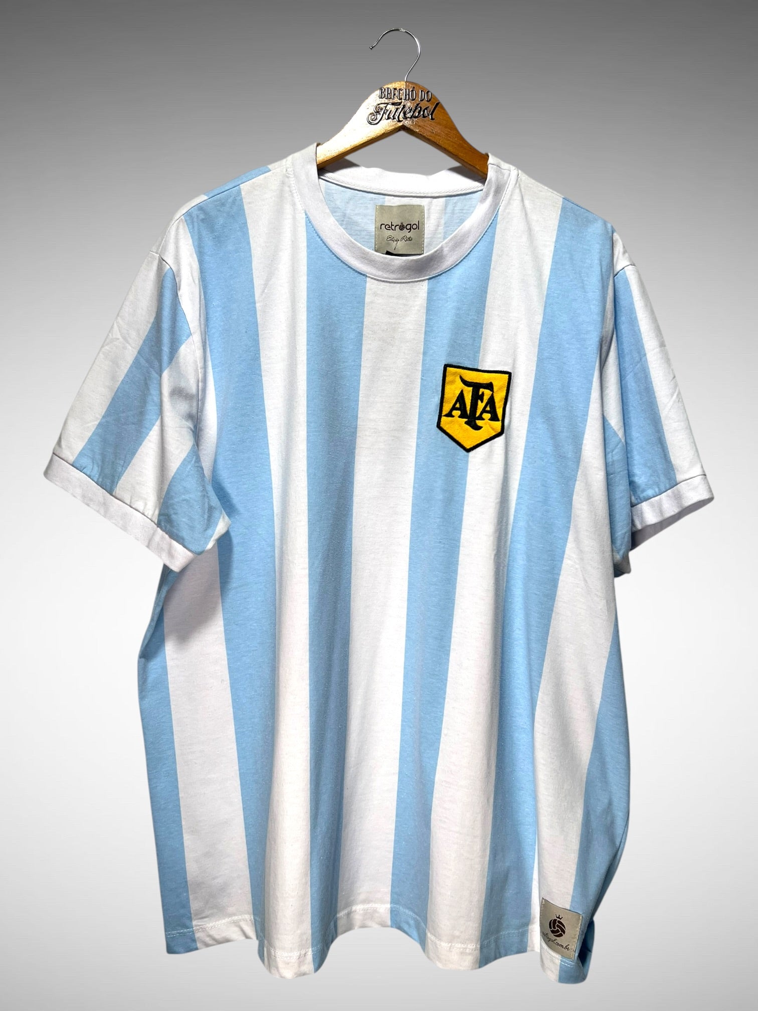 Argentina 1980's Retrô Primeira Camisa Tam GG N 10.