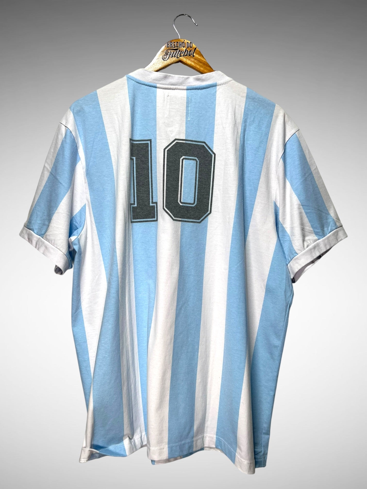 Argentina 1980's Retrô Primeira Camisa Tam GG N 10.