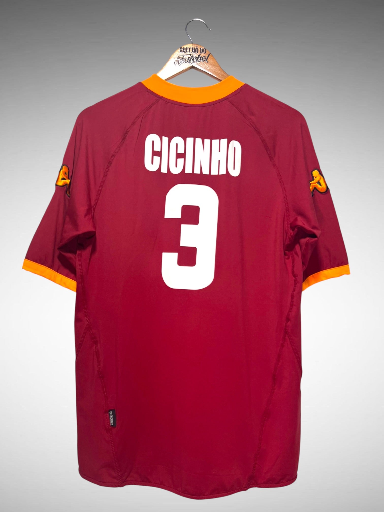 Roma 2007 Primeira Camisa Tam G N 3 Cicinho.