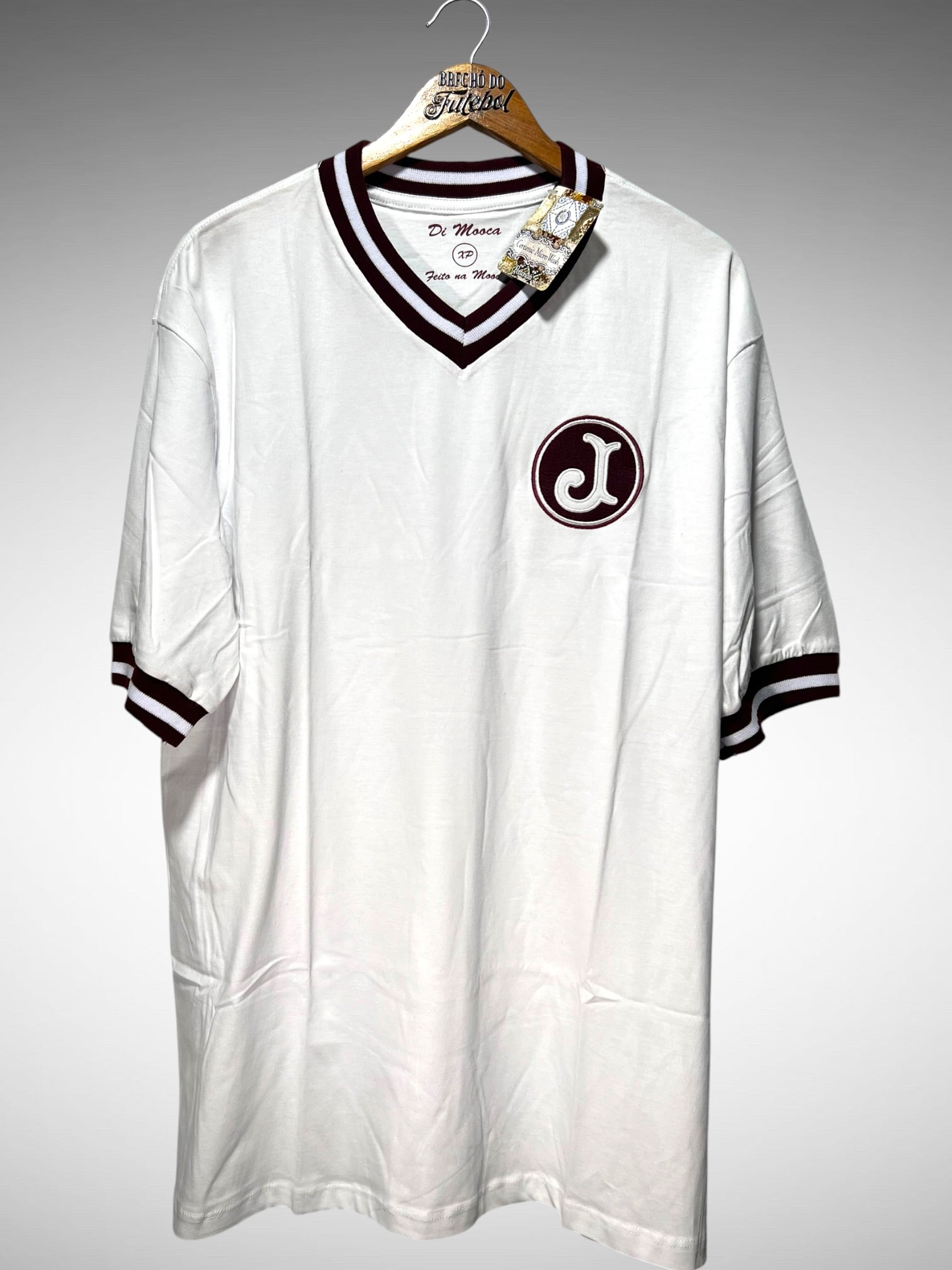 Juventus da Mooca Retrô 1980's Segunda Camisa Tam XP Plus SIze.